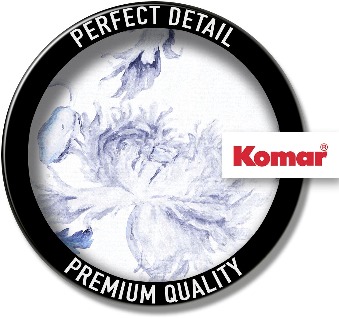 Komar Vliestapete »Digitaldruck Vlies -  Blue Silhouettes - Größe 350 x 250 cm« bedruckt glatt Wohnzimmer, Schlafzimmer