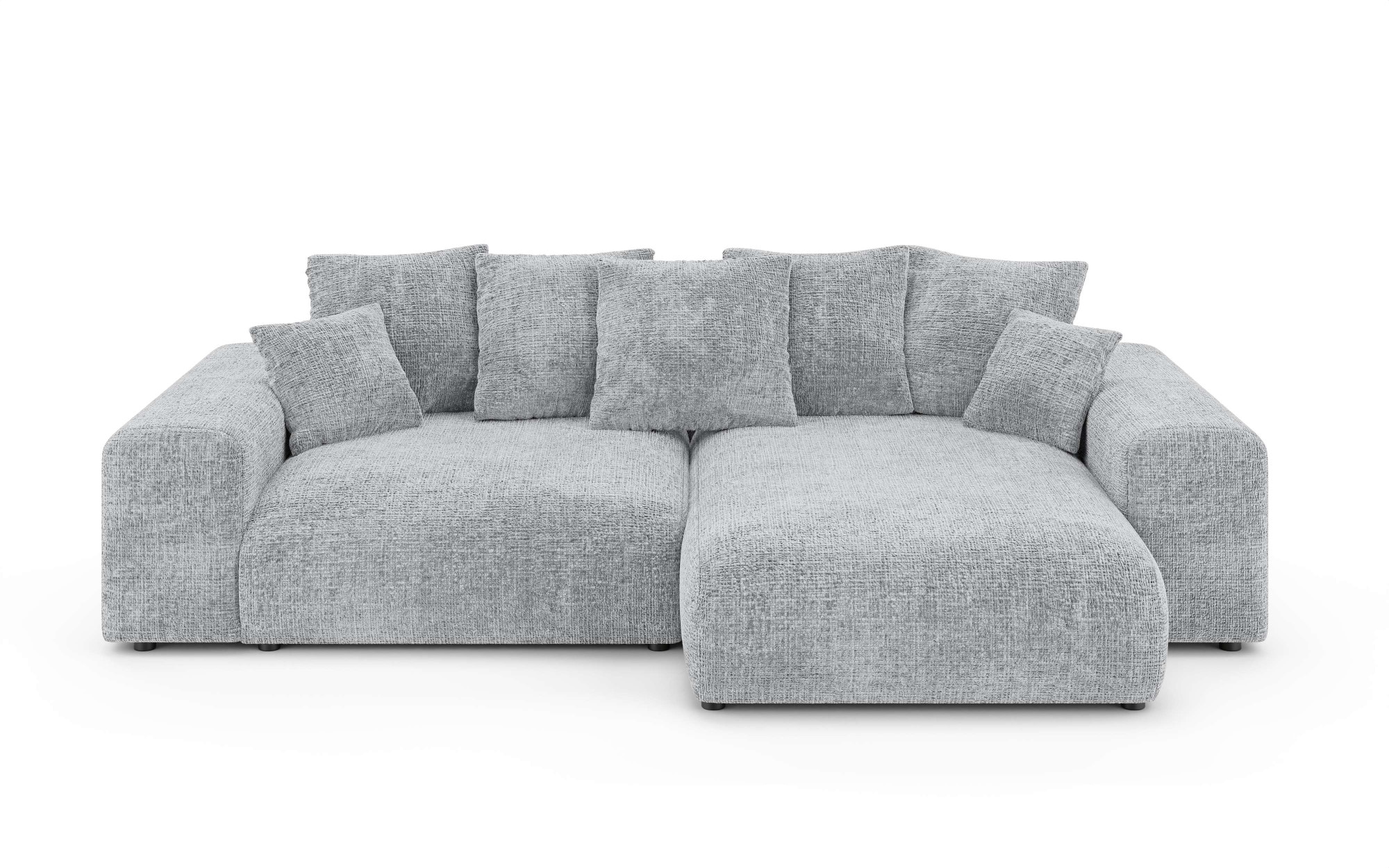 Home affaire Ecksofa »LAKESIDE mit Bettfunktion und Bettkasten, B/T/H 257/166/84 cm«, L-Form, Recamiere beidseitig montierbar, mit Wellenunterfederung