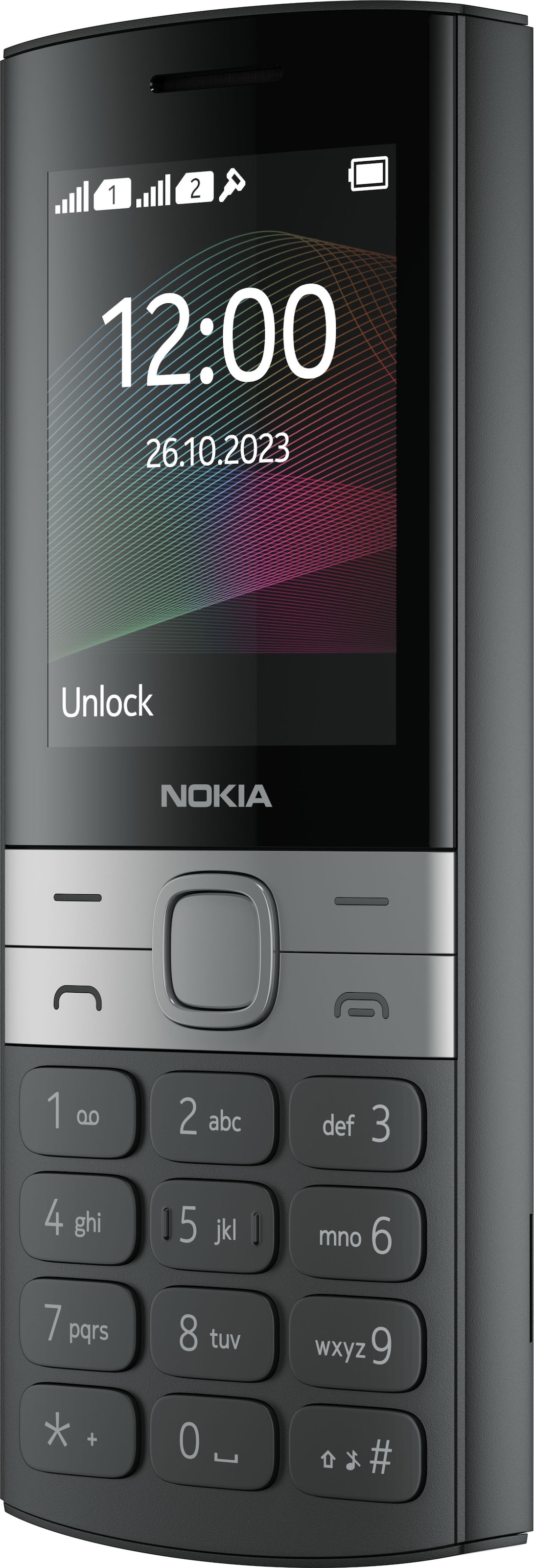 Nokia Handy »150 2G 6,09 3 cm/2,4 Zoll Garantie UNIVERSAL Jahre XXL ➥ schwarz, 2023«, | Edition