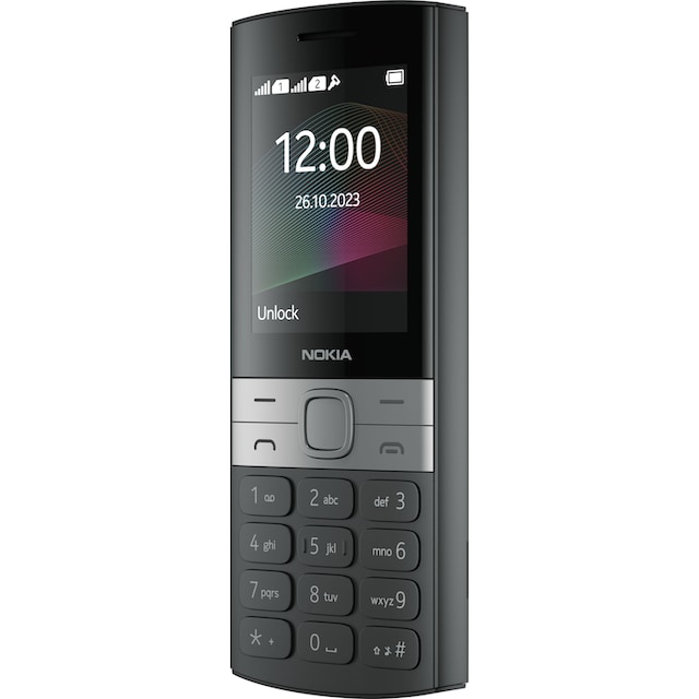 Nokia Handy »150 2G Edition 2023«, schwarz, 6,09 cm/2,4 Zoll ➥ 3 Jahre XXL  Garantie | UNIVERSAL