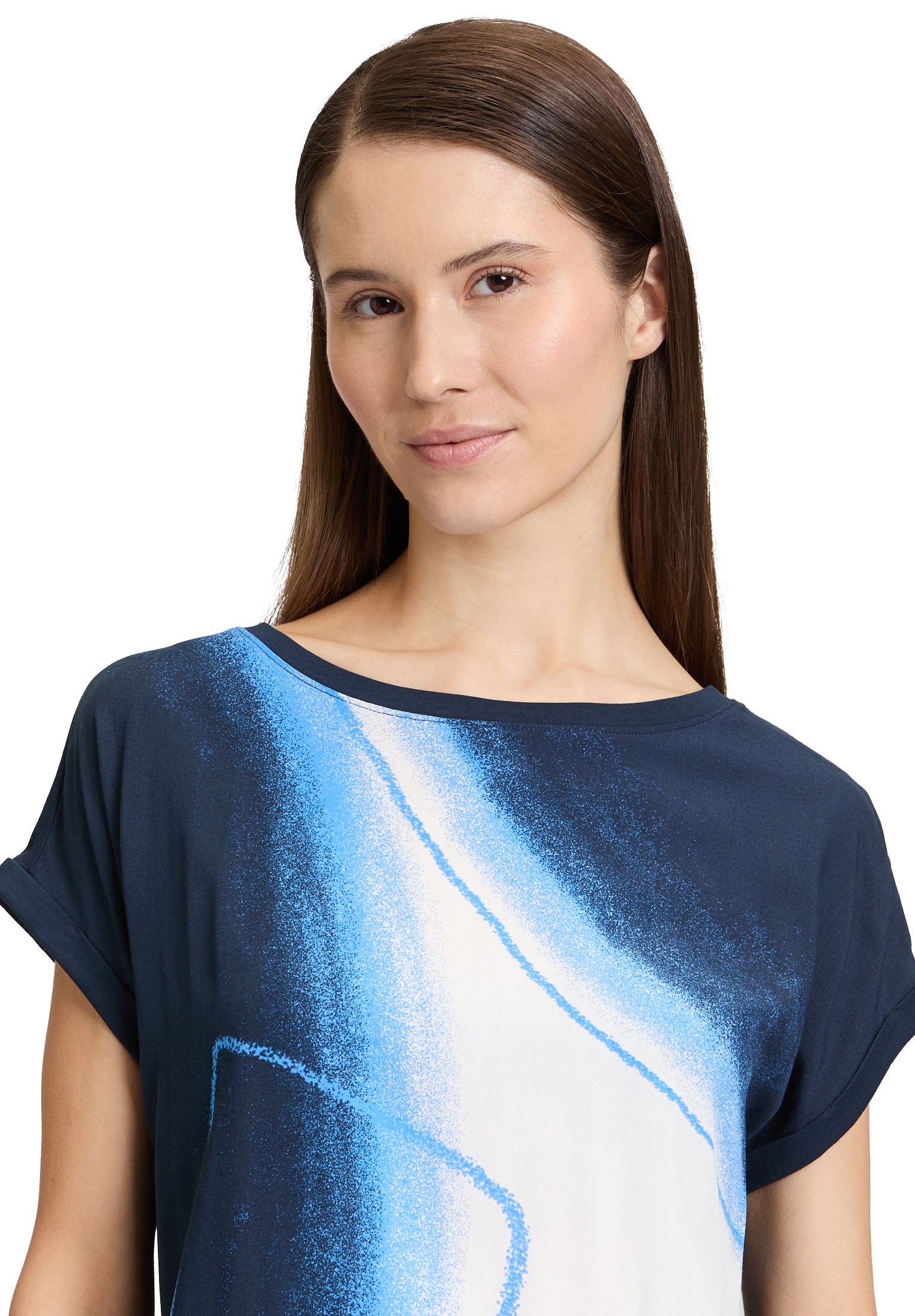 Betty&Co Langarmshirt »Casual-Shirt mit Print«