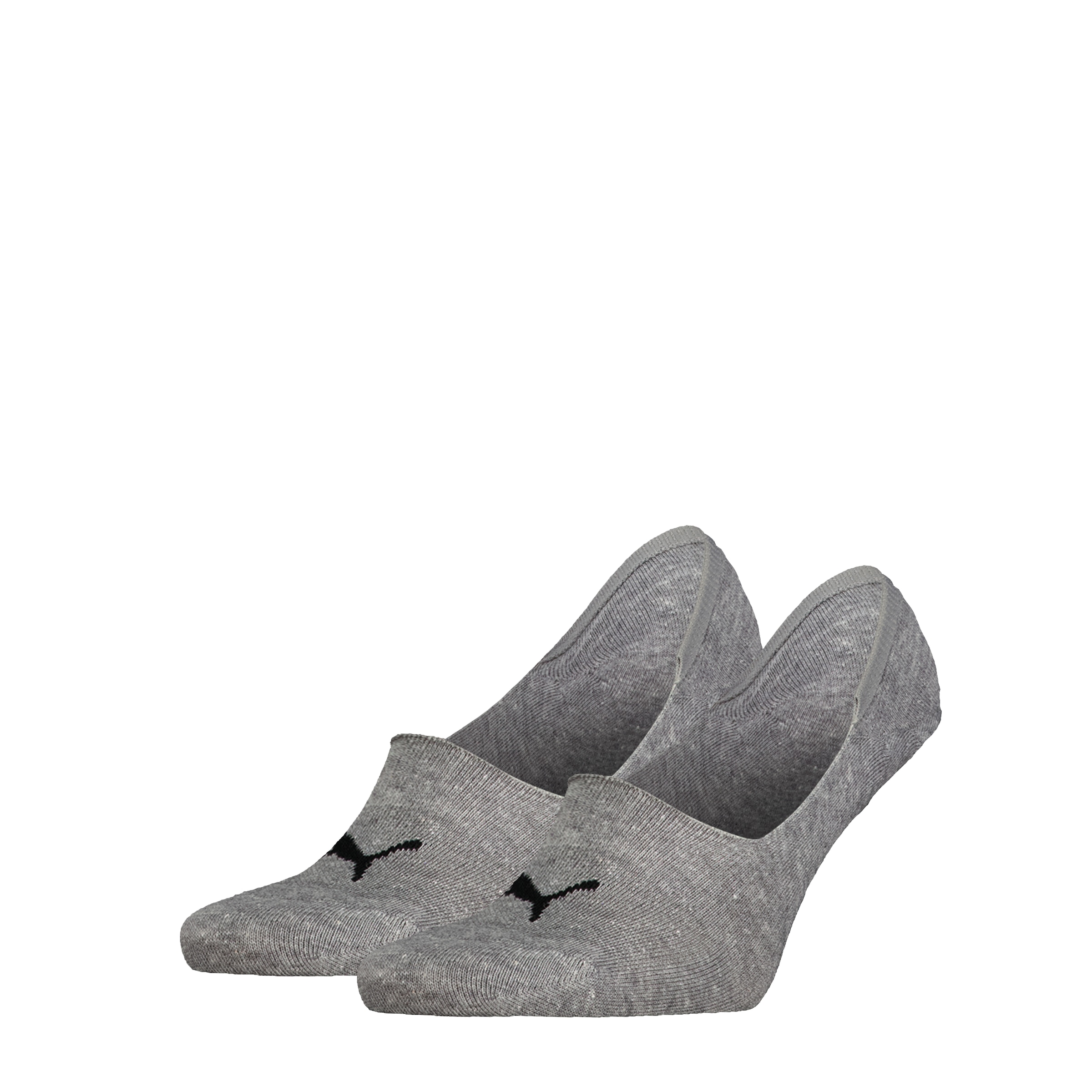 PUMA Füßlinge »PUMA UNISEX MID CUT FOOTIE« 2 Paar,  No-Show-Socks, Silikon in der Ferse für optimalen Halt