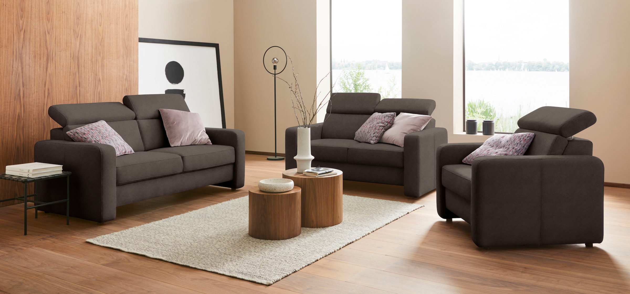 sit&more Sessel »Bologna«, mit Federkern, inklusive Kopfteilverstellung