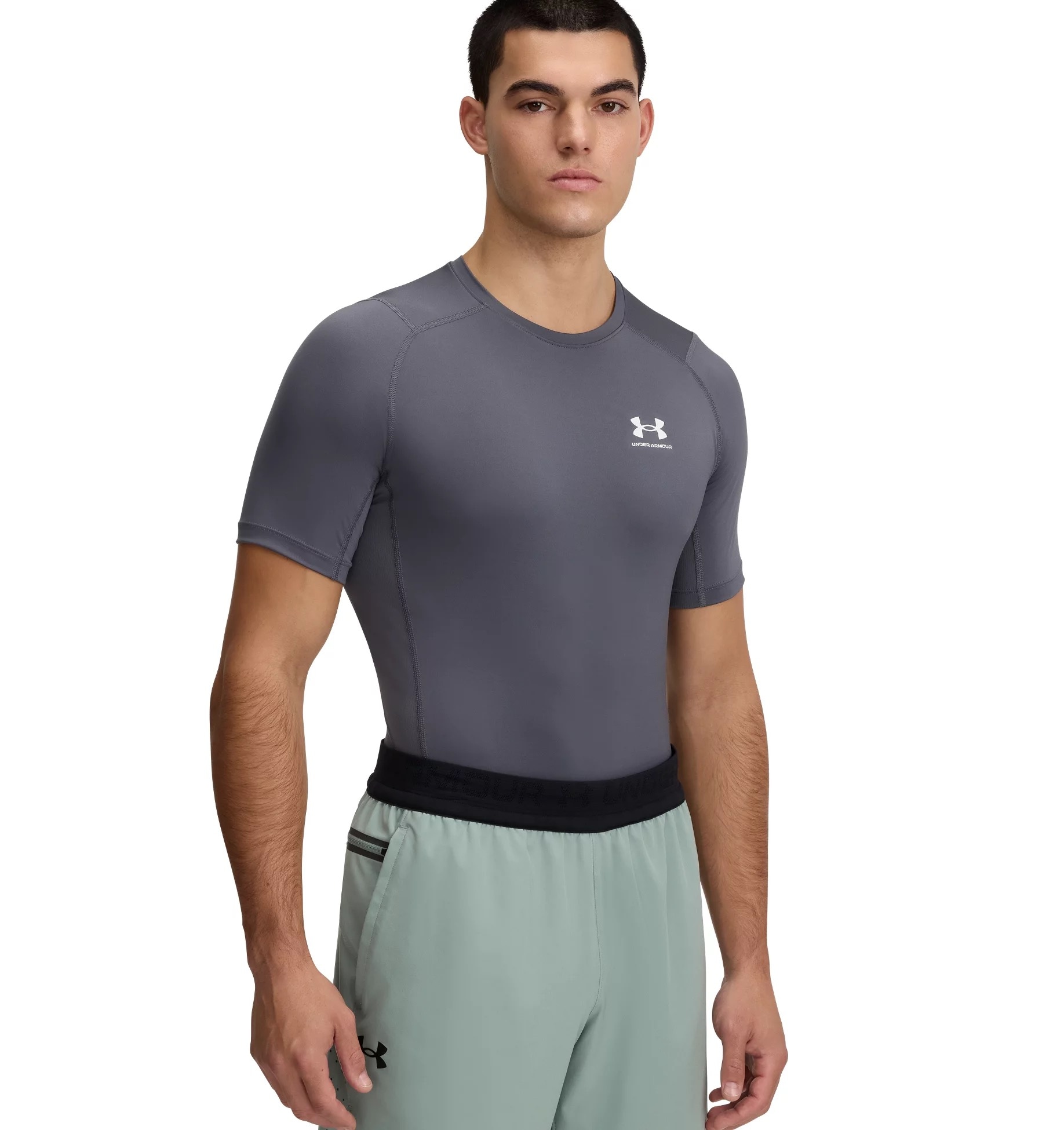 Under Armour® Trainingsshirt »UA HG ARMOUR COMP SS« Kurzarm-Design, Rundhalsausschnitt, atmungsaktives Material
