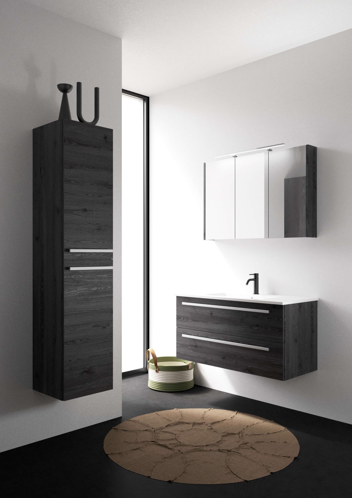 welltime Hochschrank »Serena«, mit Soft-Close-Funktion, Breite 35 cm, FSC®-zertifiziertes Material
