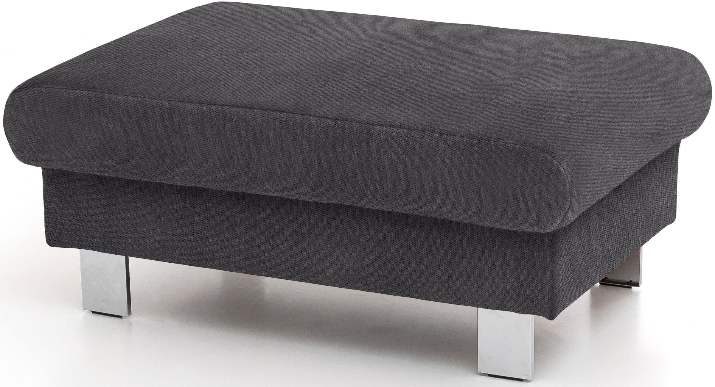 COTTA Polstergarnitur »Komaris L-Form«, (Set), Set bestehend aus: Ecksofa mit Kopfteilverstellung & Hocker