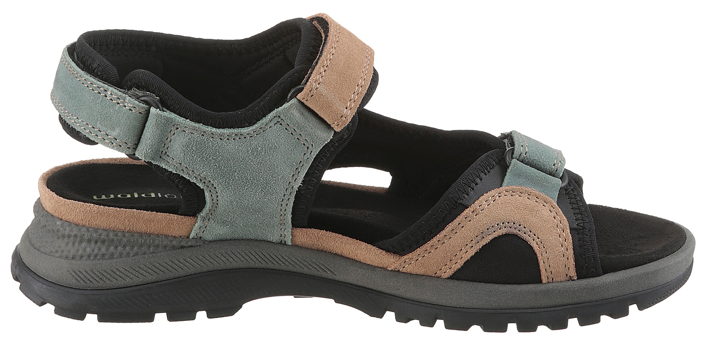 Waldläufer Trekkingsandale »H-SORA«, Outdoorsandale, Sommerschuh, Sandalette mit Klettverschlüsse, H-Weite