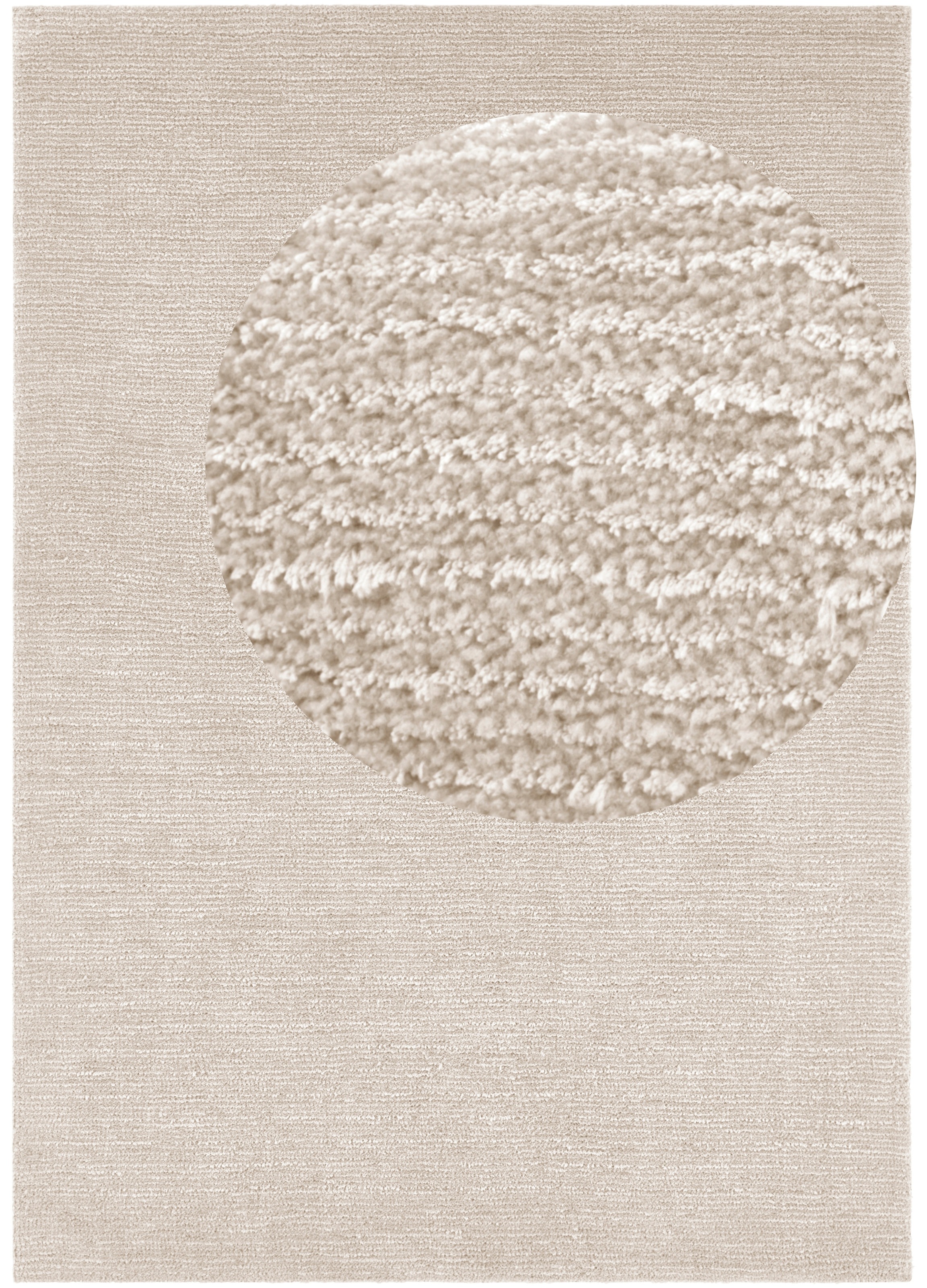 HANSE Home Teppich »Supersoft«, rechteckig, 10 mm Höhe, Kurzflor, Läufer Modern, Einfarbig, Wohnzimmer, Schlafzimmer