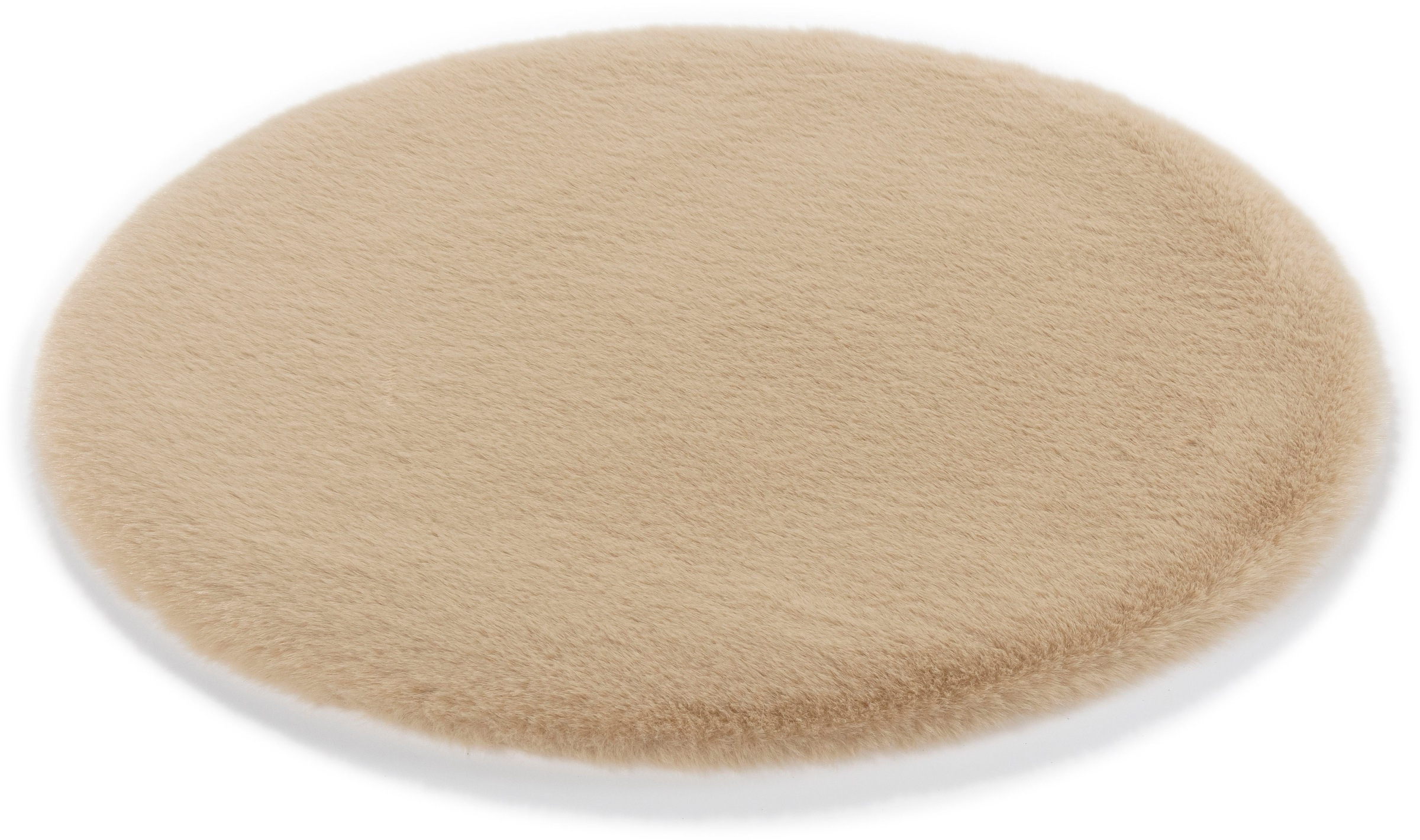 ASTRA Teppich »Elda« rund 13 mm Höhe runde Dekofelle  im 4 er Set, kuschelweich,  Wohnzimmer, Kinderzimmer