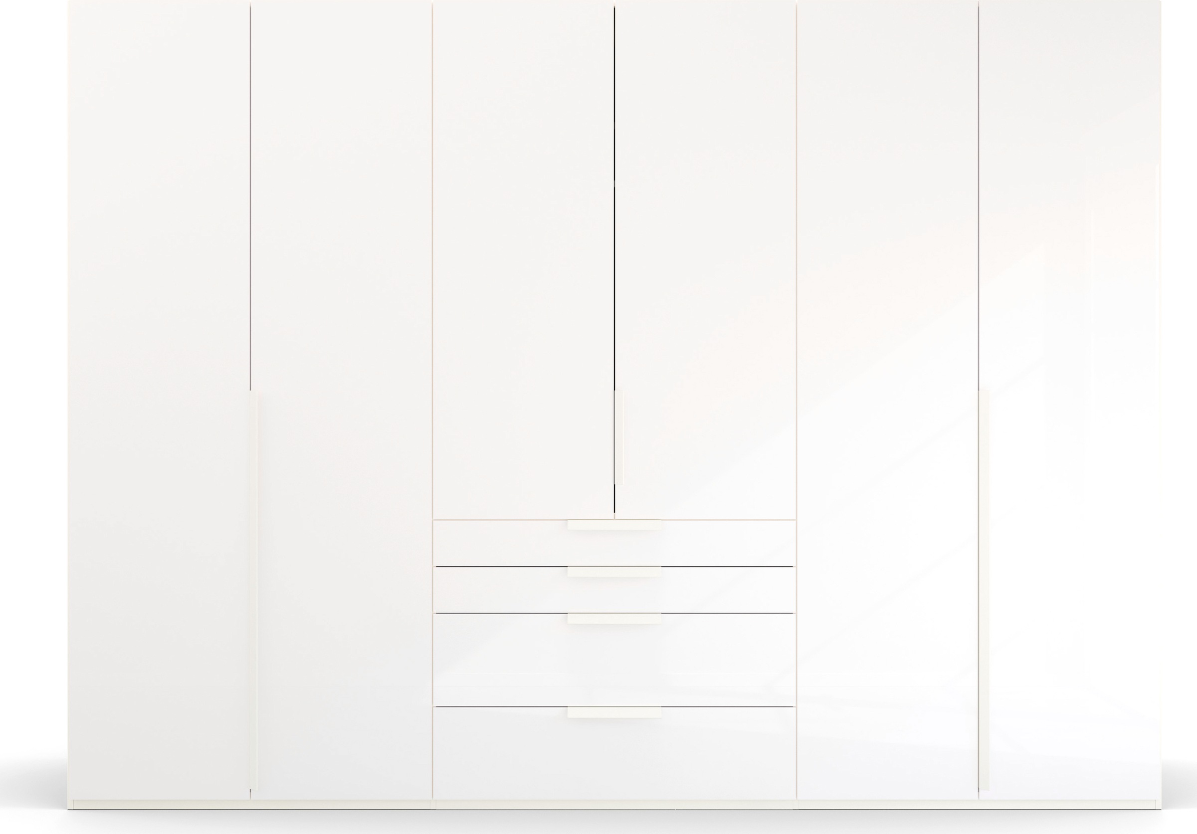 rauch Drehtürenschrank »Purisma«, mit Glasfront, Schubladen und umfangreichem Zubehör, mit Soft-Close