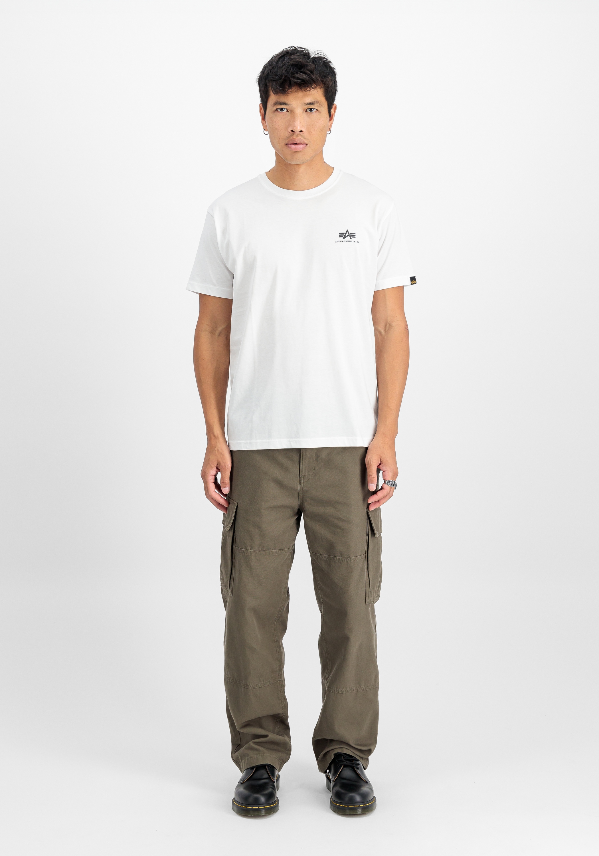 Alpha Industries T-Shirt »Alpha Industries Men - T-Shirts Basic T-Shirt SL 2 Pack«