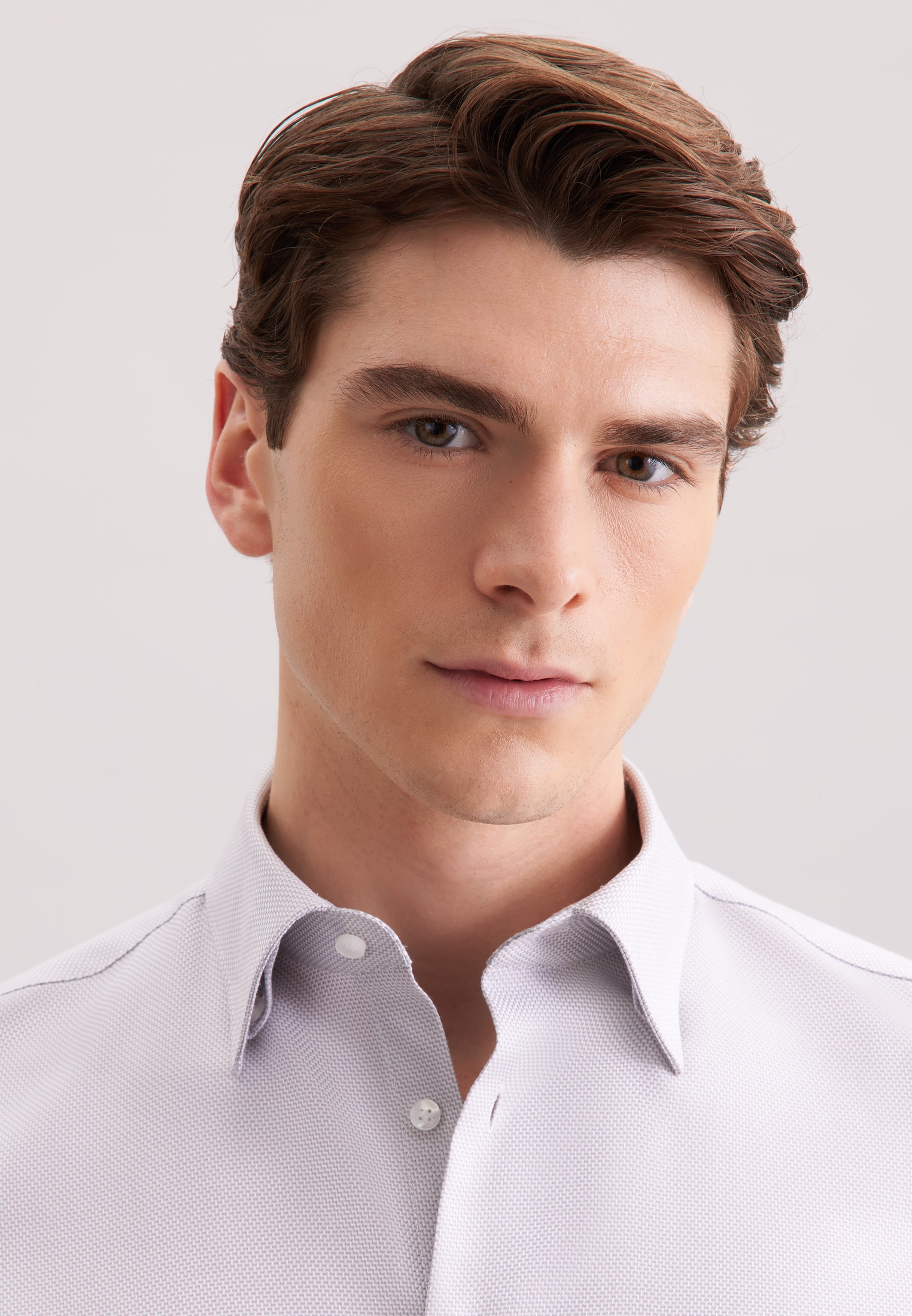 seidensticker Businesshemd »Schwarze Rose« Slim 1/1 Covered-Button-Down-Kragen Struktur