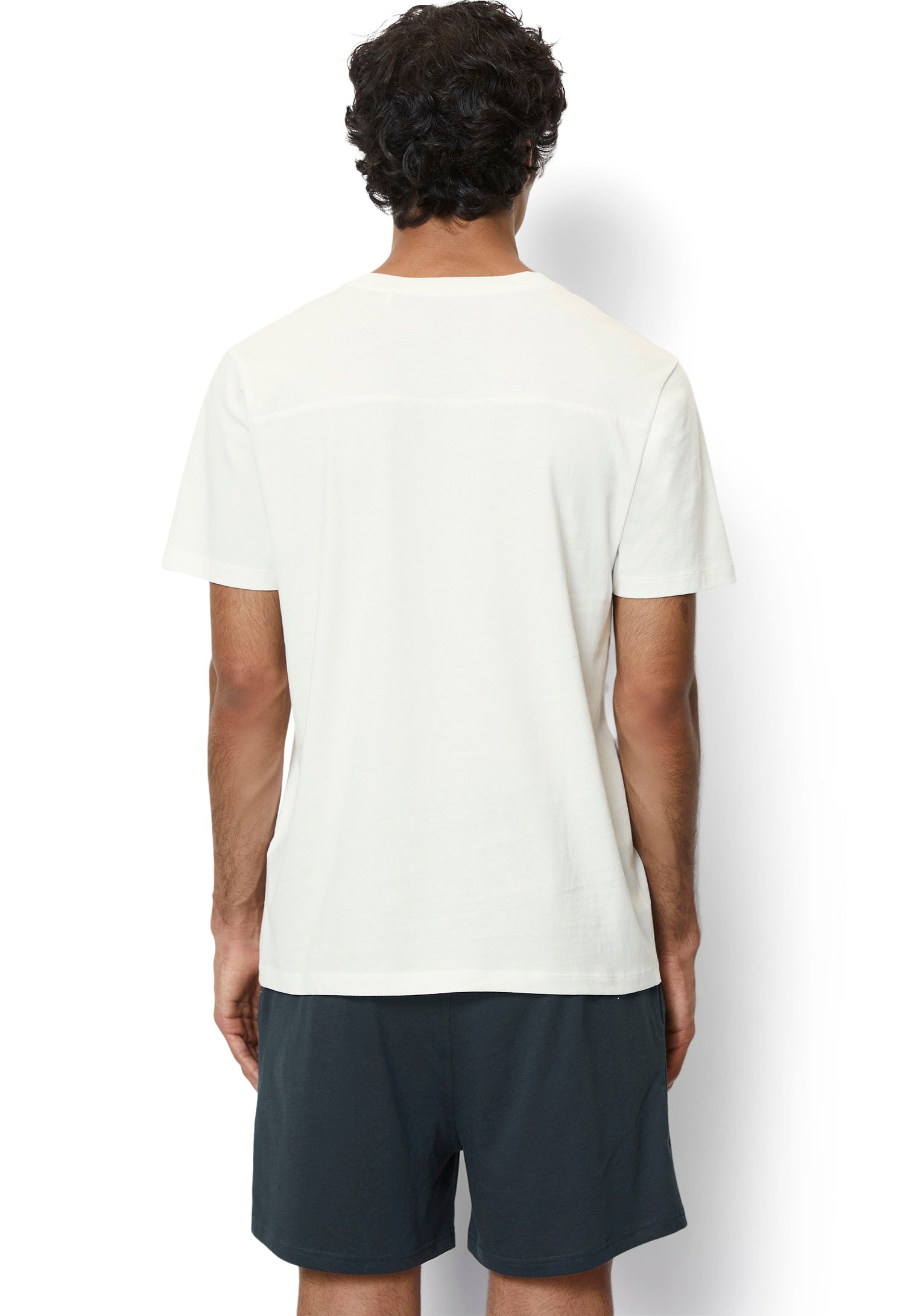 Marc O'Polo T-Shirt »Mix & Match Cotton«, mit Logo-Print vorn