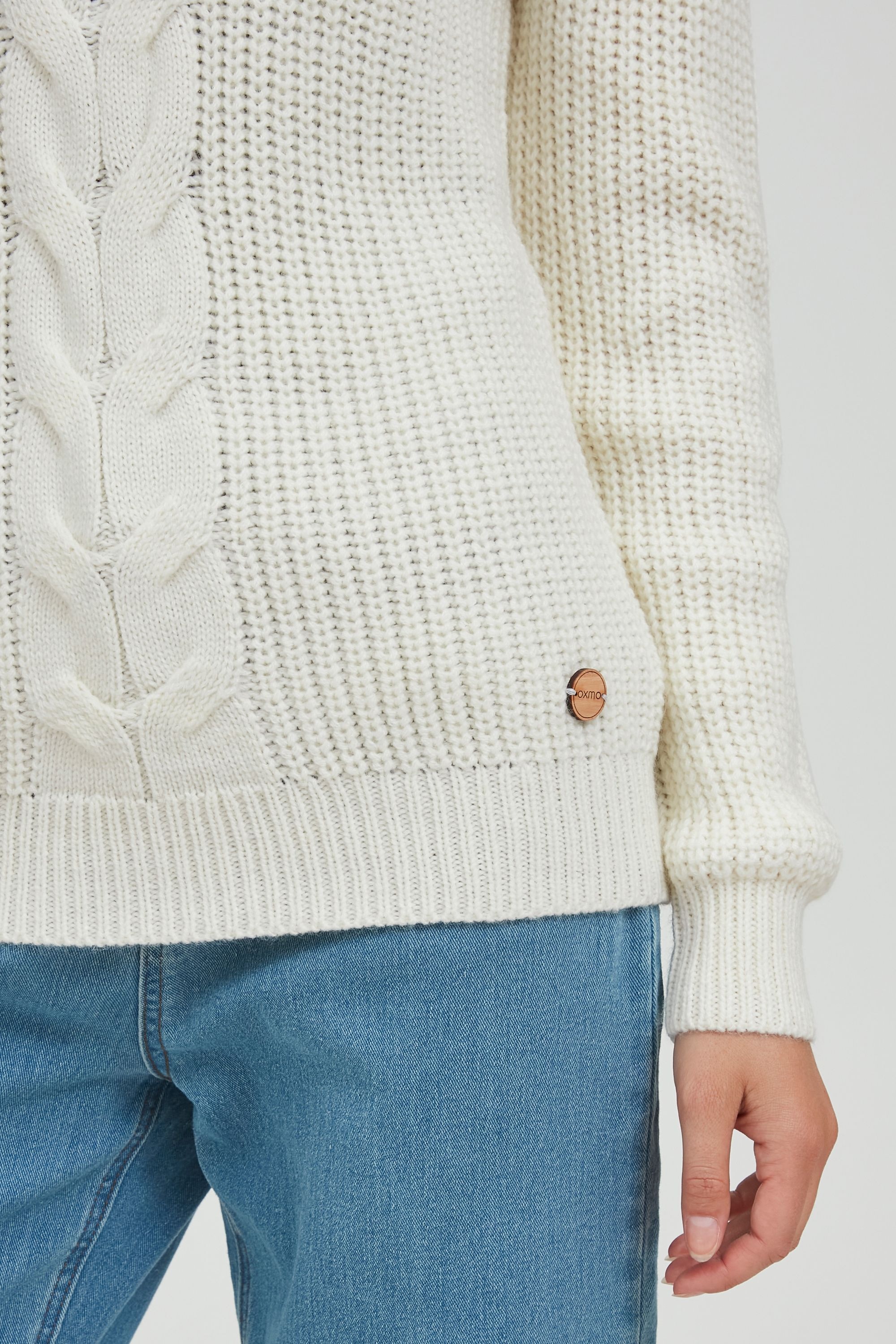 OXMO Strickfleece-Pullover »Strickpullover OXNatasja«