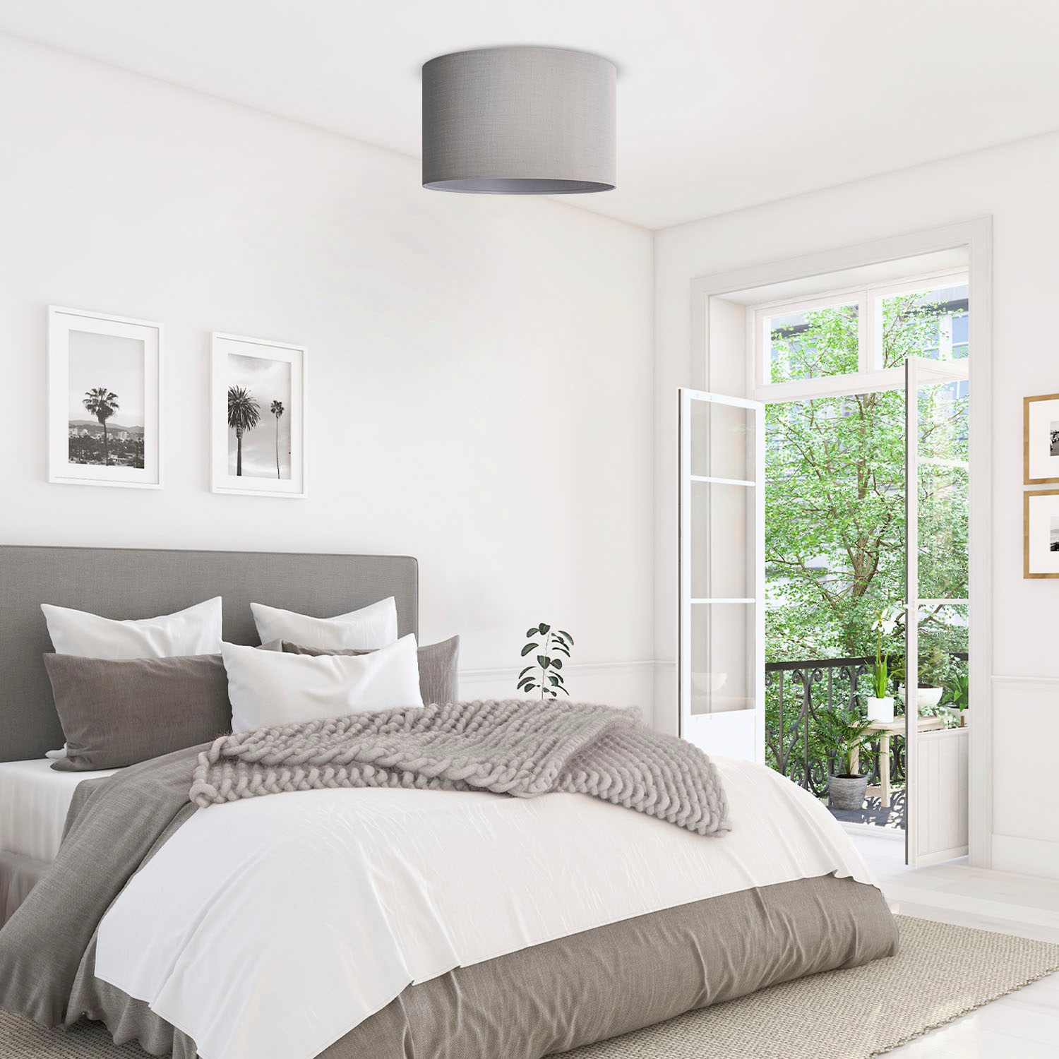 Paco Home Deckenleuchte »Uni Color«, 1 flammig-flammig, LED Deckenleuchte  Wohnzimmer Und Schlafzimmer, Unifarben, Deko E27 online kaufen | mit 3  Jahren XXL Garantie