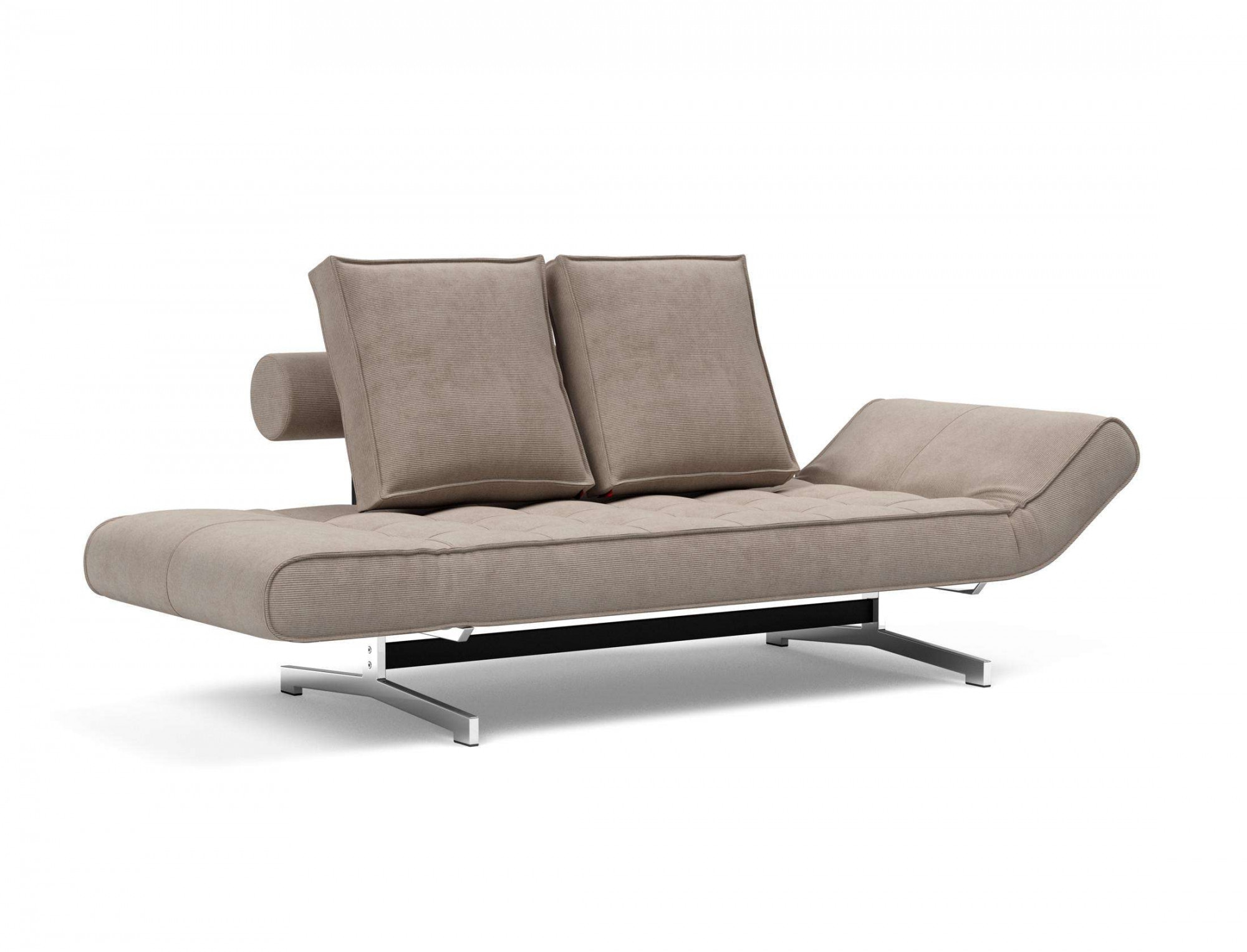 INNOVATION LIVING ™ 3-Sitzer »Ghia Schlafsofa, Multi-Wohlfühlsofa, OTTOs Choice, Designfuß« eine große Liegefläche mit geringer Stellfläche, beidseitig abklappbar
