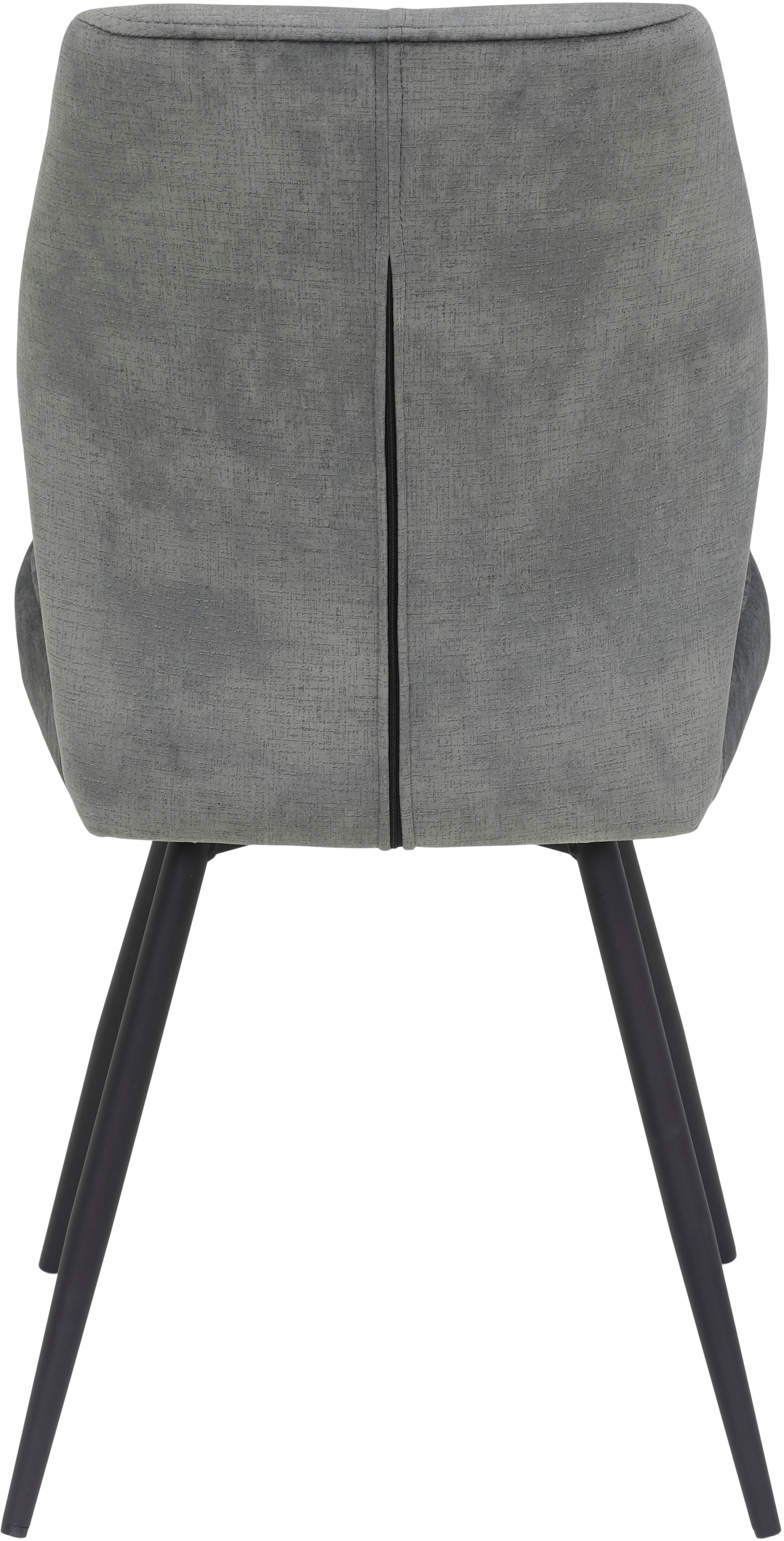 HELA 4-Fußstuhl »ALLY«, (Set), 2 St., Microfaser VINTAGE-Polyester, 4-Fuß, 360° drehbar, gepolstert, Vintage Velvet mit Steppnähten