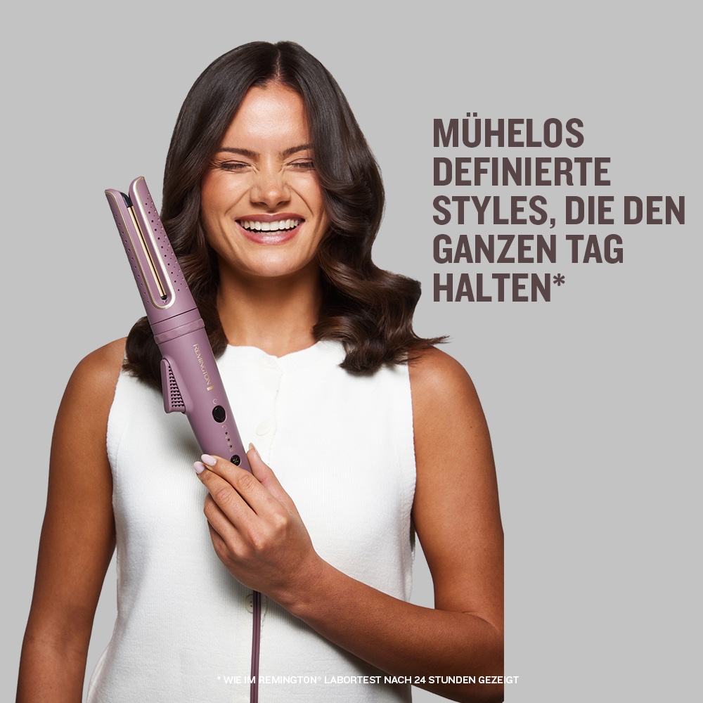 Remington Lockenstab »AIRviveRotierender Lockenstab (CI8930)« Keramik-Beschichtung rotierend, Ionic Air, Anti-Frizz-Mikrowirkstoffe, 160-210°