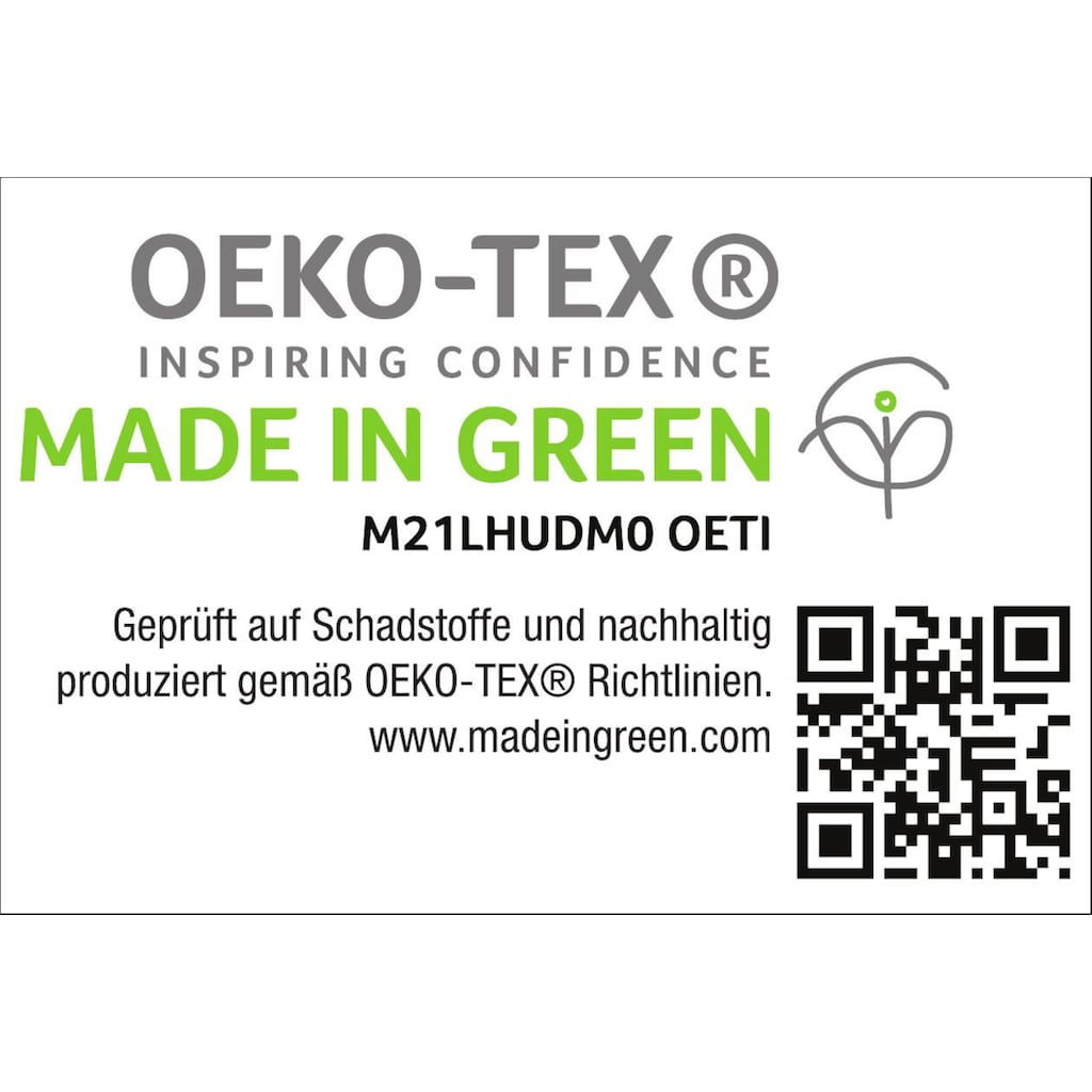 Haeussling Daunenbettdecke »GRÖNLAND Made in Green«, normal, Füllung neue, weiße 90% Daunen/10% Federn, Kl. 1, Bezug 100% Baumwolle, (1 St.)