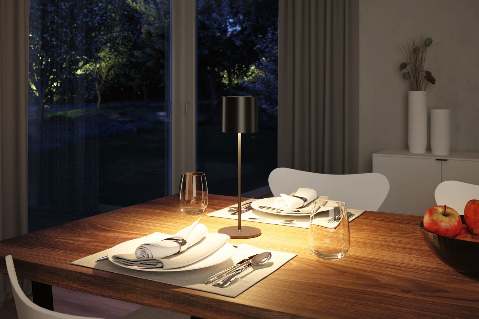 Paulmann LED Außen-Tischleuchte »Mobile Tuni IP44 2700K dimmbar 2,8W USBC«, 1 flammig
