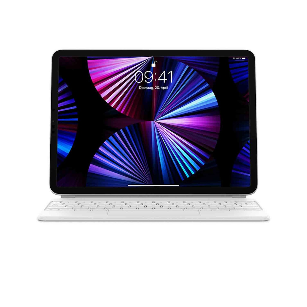 Apple iPad-Tastatur »Magic Keyboard«, (Schutzhülle-Touchpad-USB-Durchschleife), für iPad Pro 11" (1./2./3./4. Gen.) und iPad Air 10,9" (4./5. Gen.)