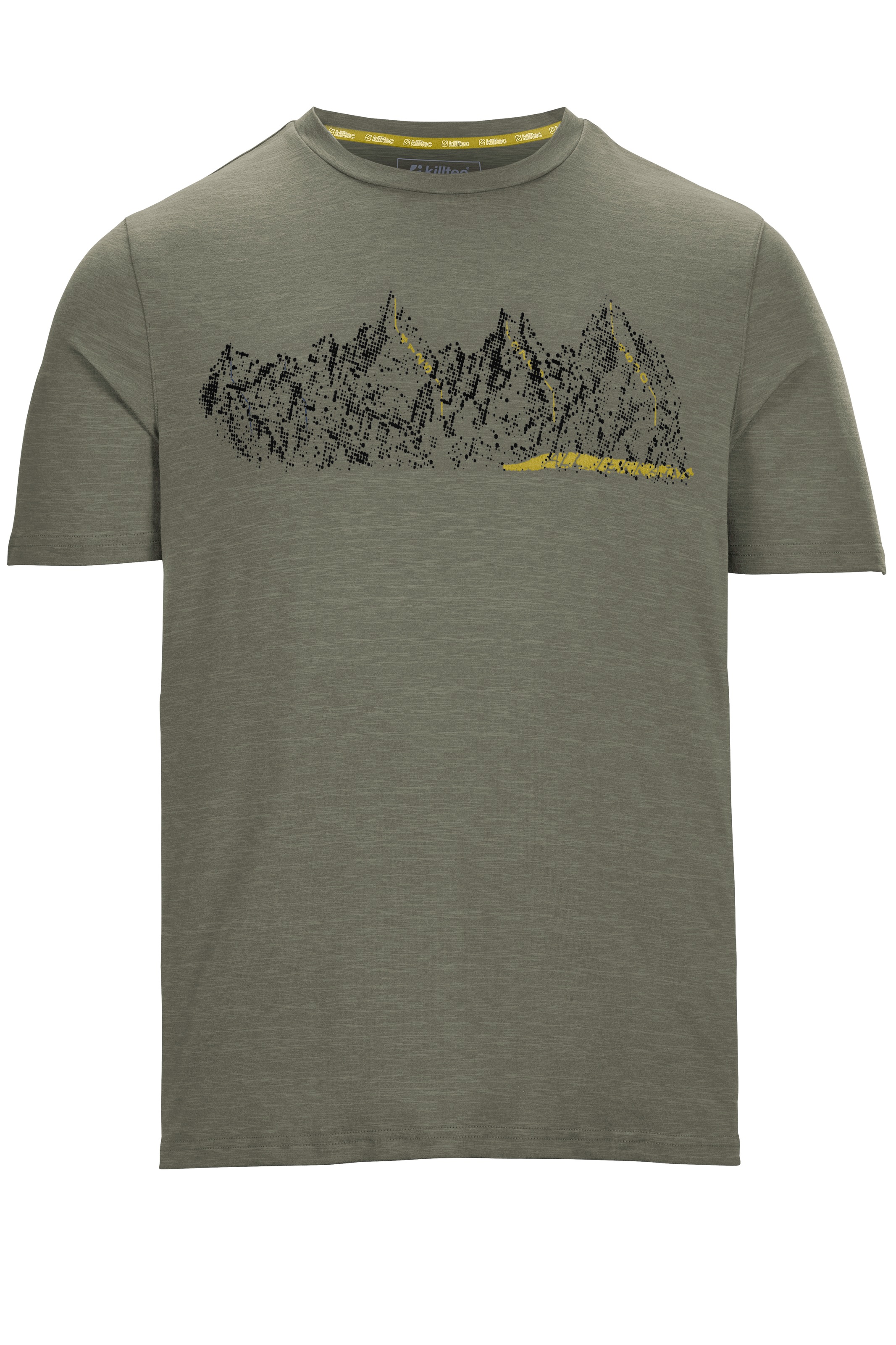 Killtec Funktionsshirt »MN TSHRT C« mit Logo Print, schnell trocknend, feuchtigkeitstransportierend