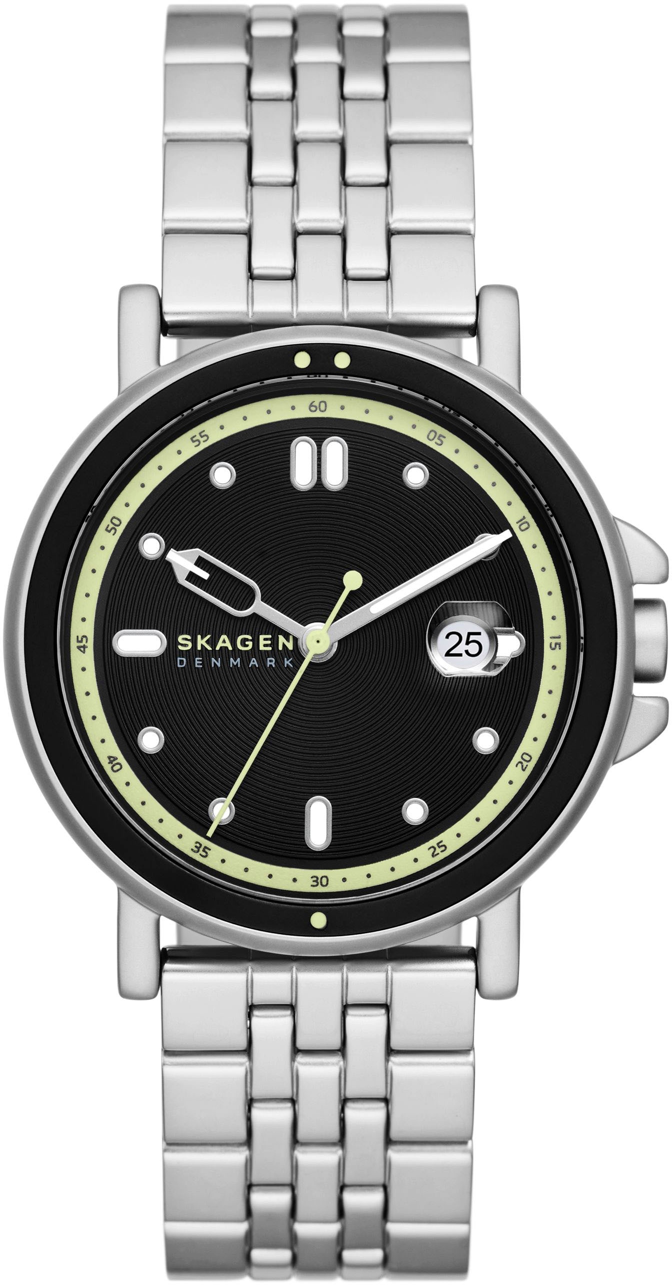 Skagen Quarzuhr »SIGNATUR SPORT«, Armbanduhr, Herrenuhr, Datum, analog