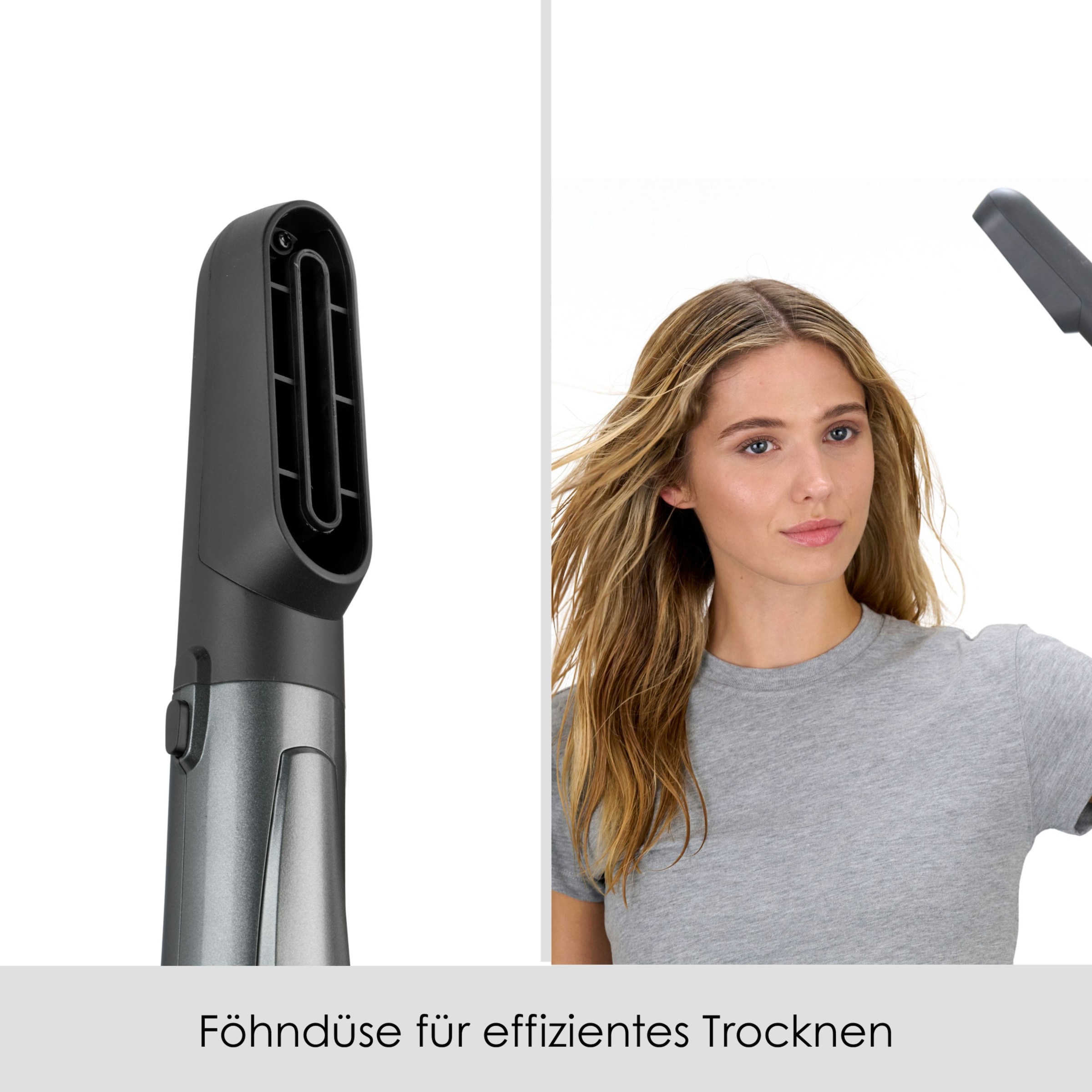 BaByliss Warmluftbürste »Xanadu Warmluftbürste mit 3 Aufsätzen, 1000W, AS261E« 3 Aufsätze Rundbürstenföhn, 3-in-1  Föhnen, Glätten, Volumen, Ionen-Technologie