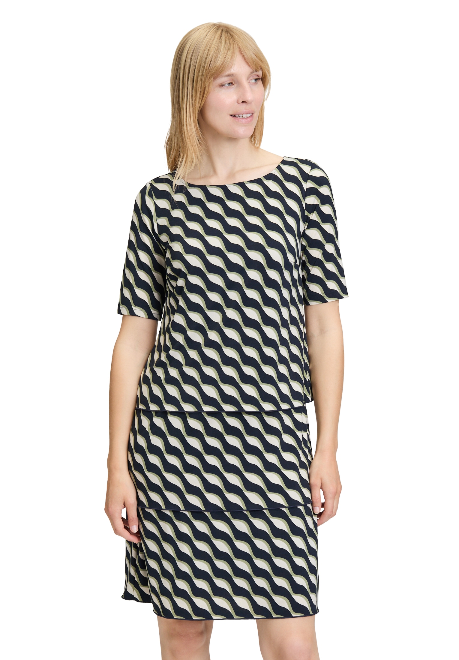 Betty Barclay Midikleid »Stufenkleid kurzarm«