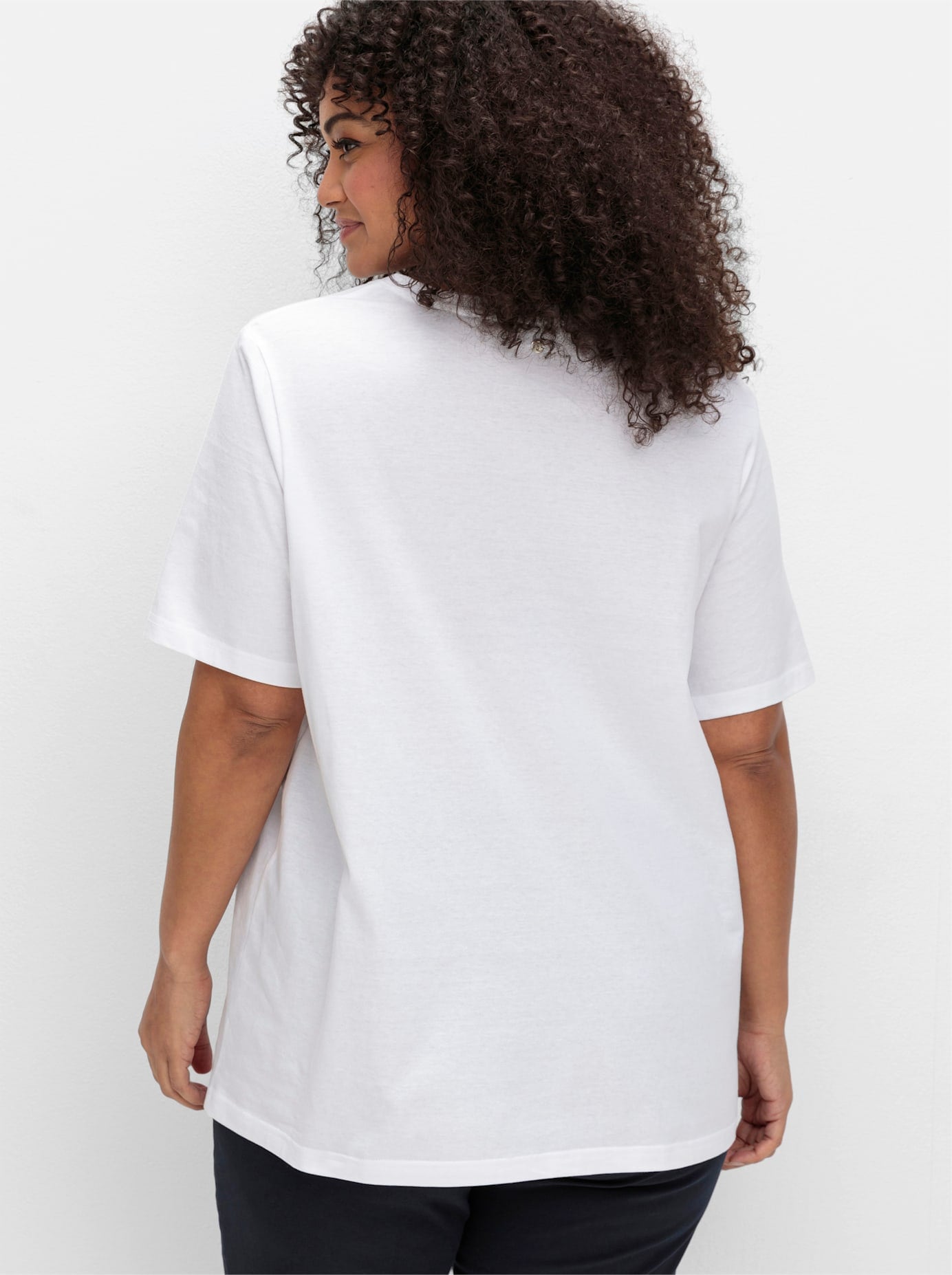Sheego T-Shirt »T-Shirt«, (1 tlg.)