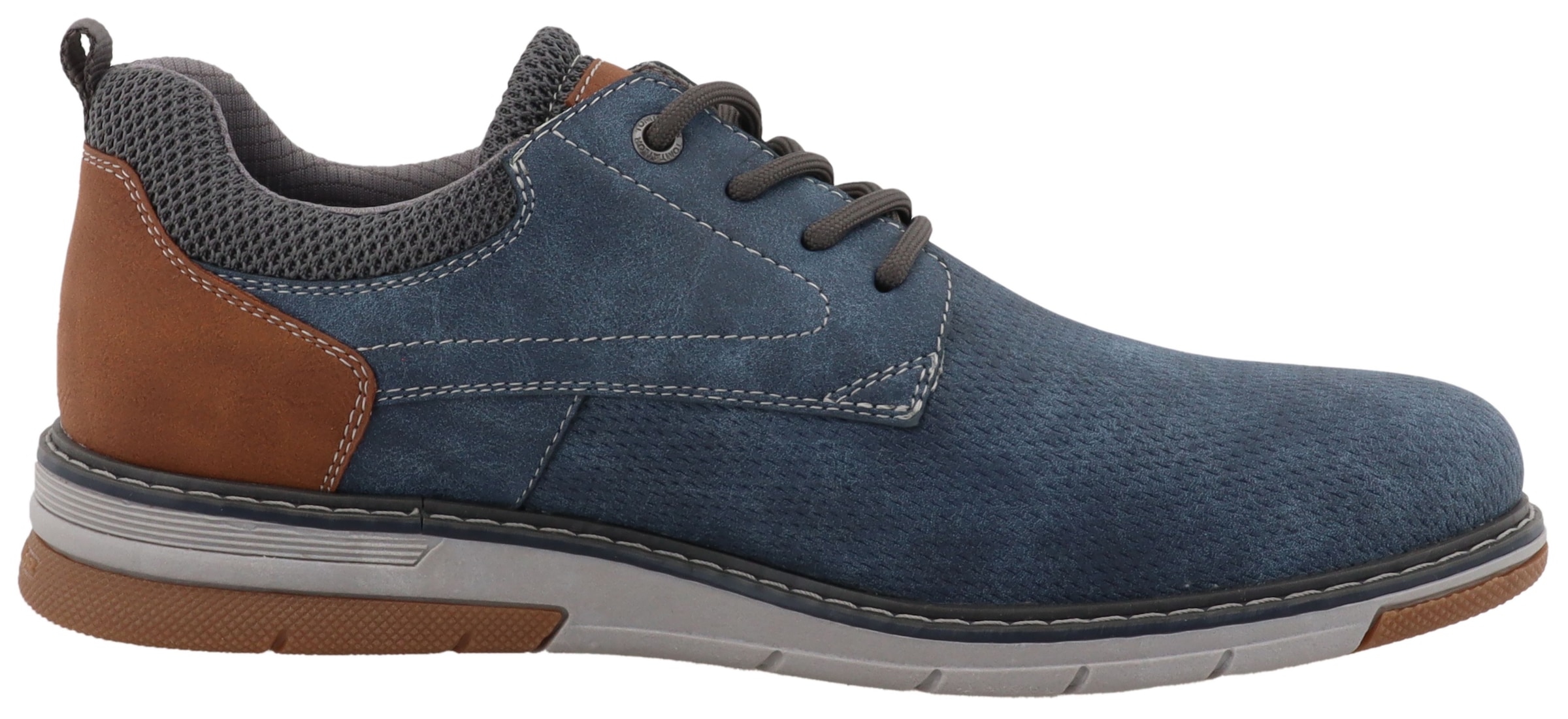 TOM TAILOR Sneaker »Dylan«  Freizeitschuh, Halbschuh, Schnürschuh mit Kontrastbesatz an der Ferse