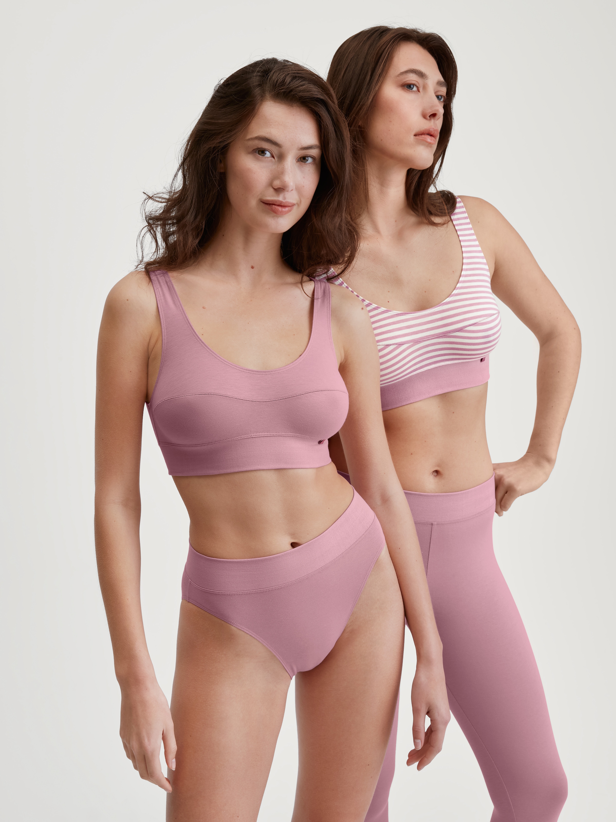 CALIDA Bustier »Elastic«, breites Unterbrustband, ohne Bügel, Baumwollmischung