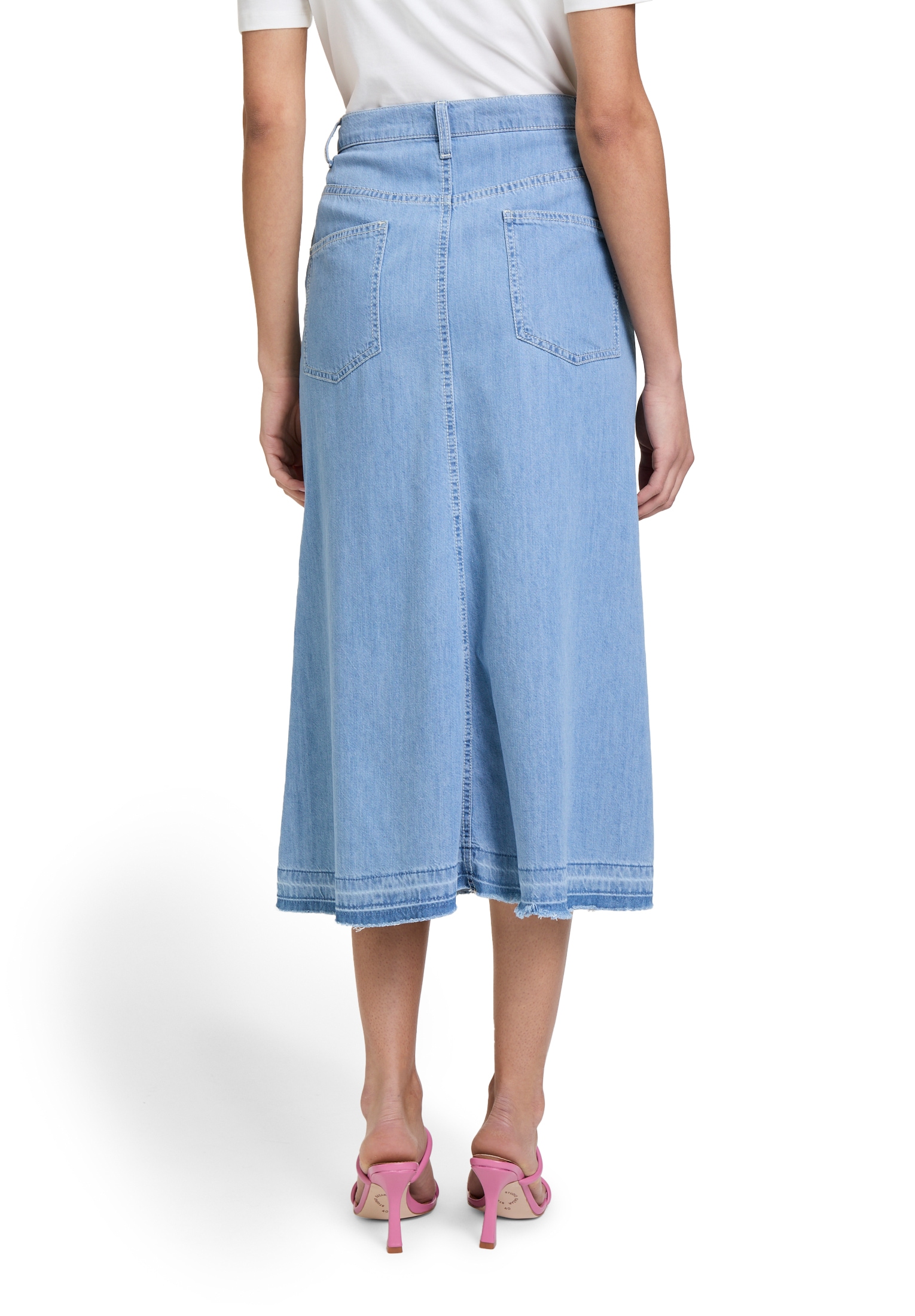 Betty Barclay Jeansrock »Jeansrock mit offenem Saum«