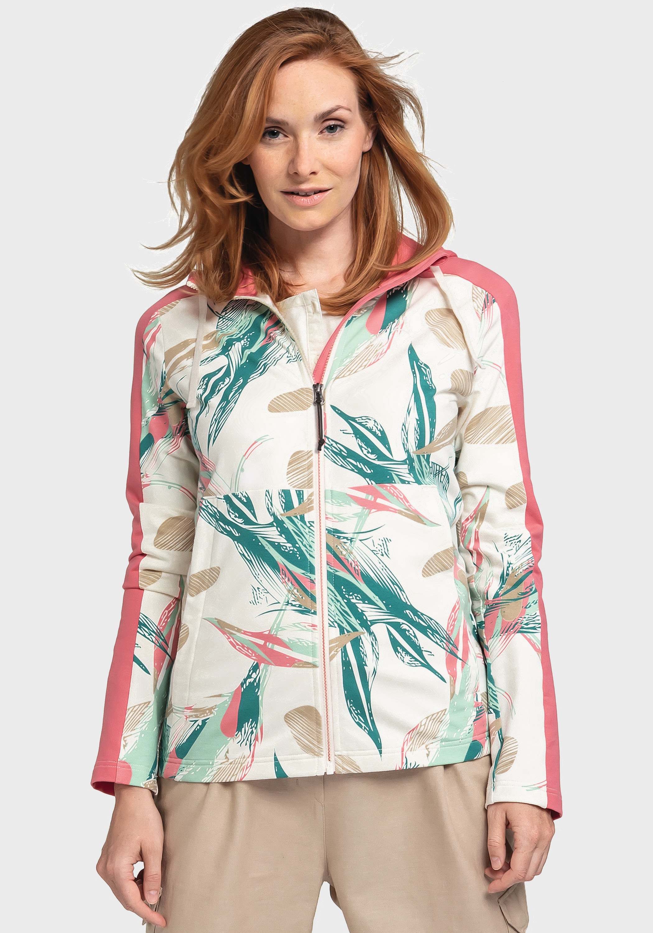 Schöffel Fleecejacke »Fleece Hoody Locarno L«, mit Kapuze