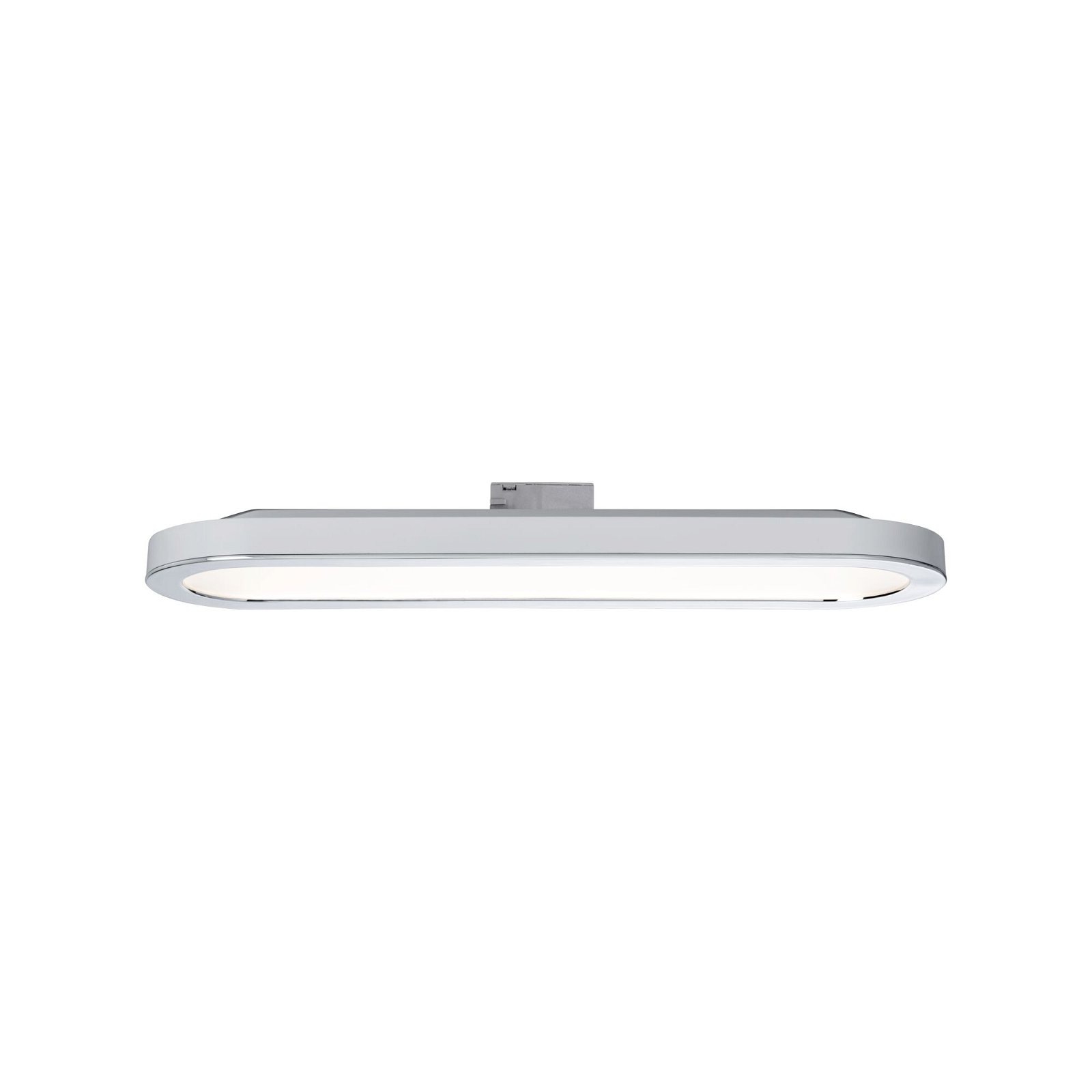 Paulmann Schienensystem-Leuchten »URail Panel Loop  480lm 7W 2700K 230V Chrom matt, Chrom 7W« LED-Modul 1 Stk. Warmweiß Einzelspot, dimmbar