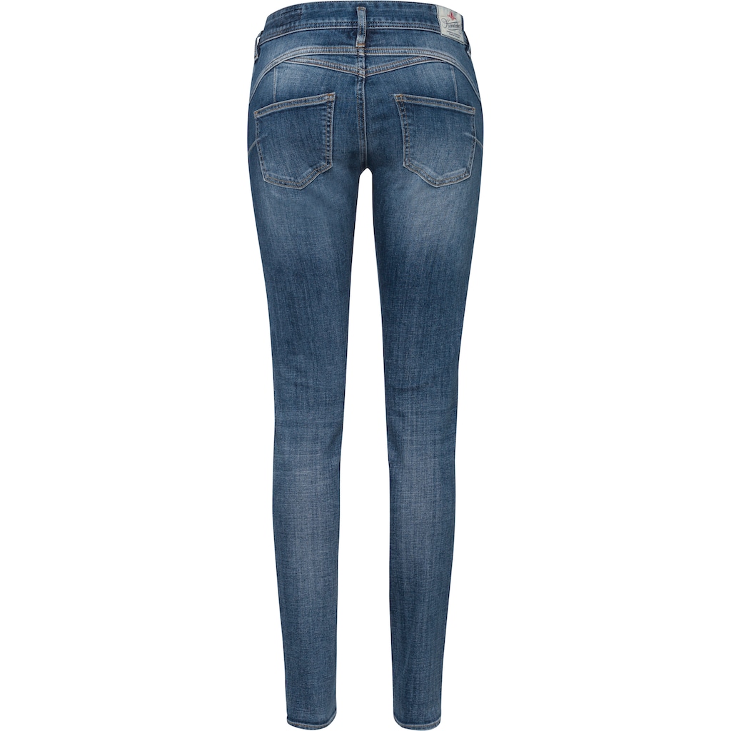 Herrlicher Slim-fit-Jeans »COSY SLIM«, Shaping-Wirkung durch eingearbeiteten Keileinsatz