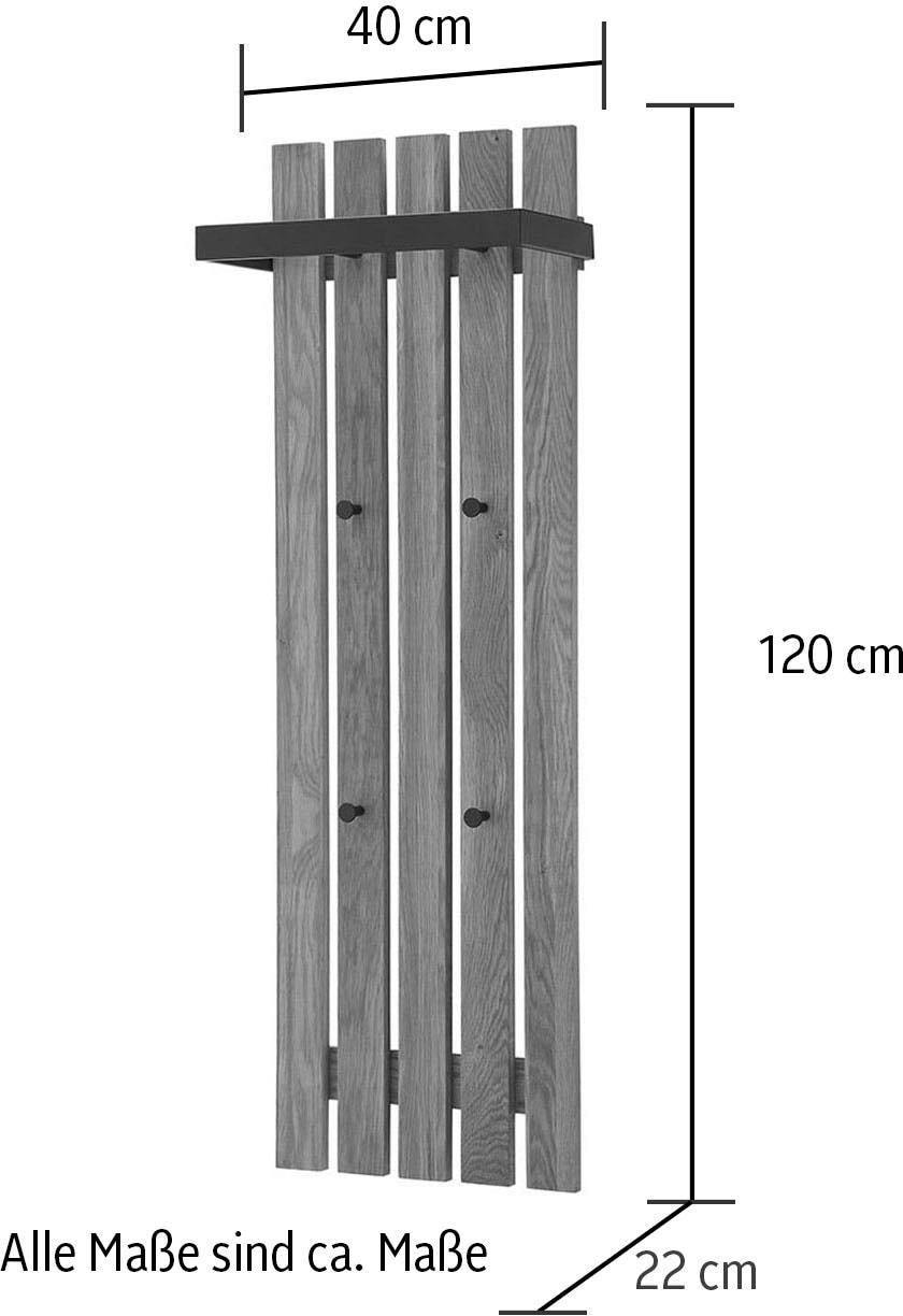 MCA furniture Garderobenpaneel »BANTRY Garderobenpaneel W1-120«, Leisten