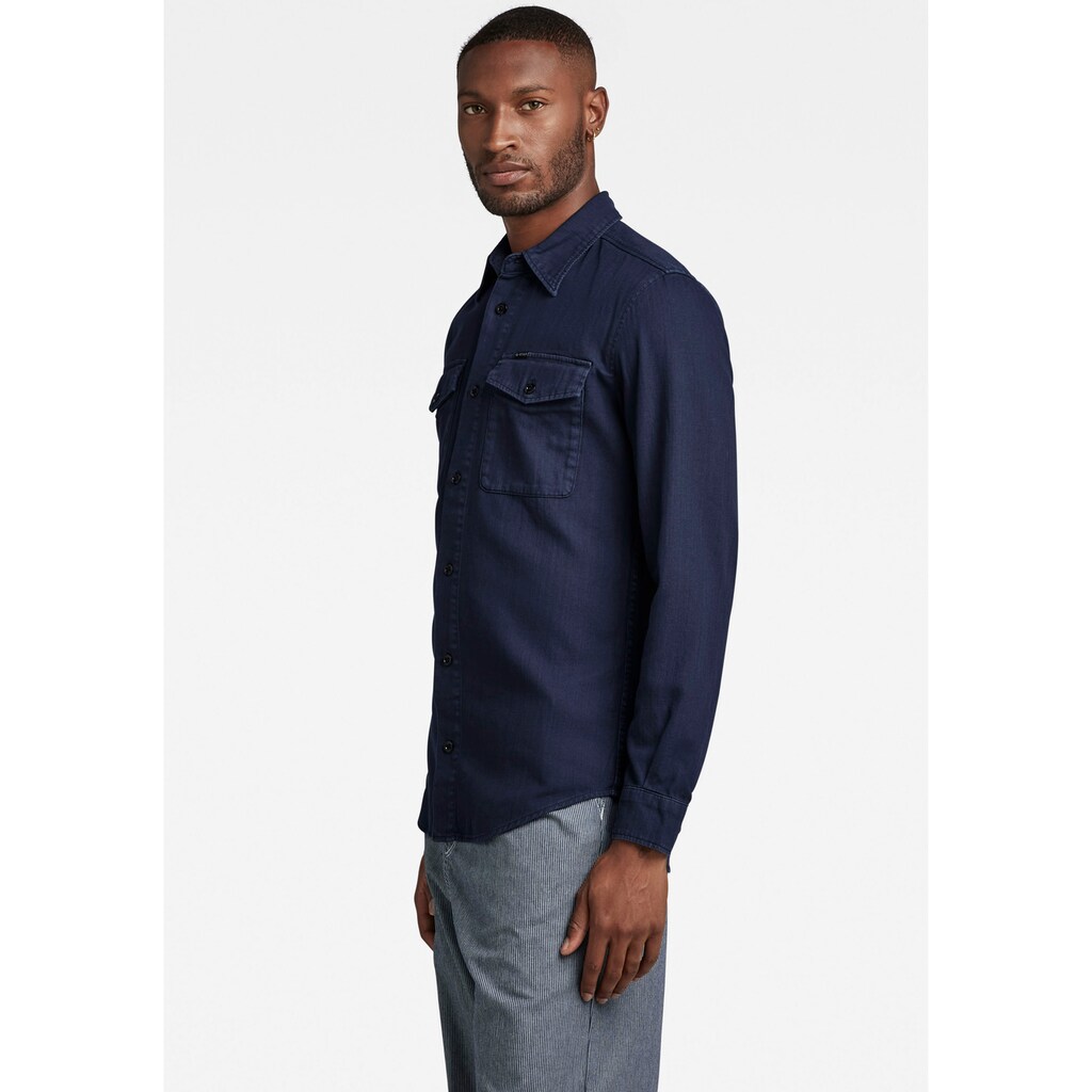 G-Star RAW Langarmhemd »Marine Slim«