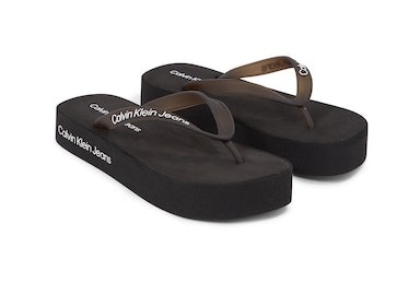 Zehentrenner »BEACH SANDAL FLATFORM LOGO«, für Strand und Badeausflüge