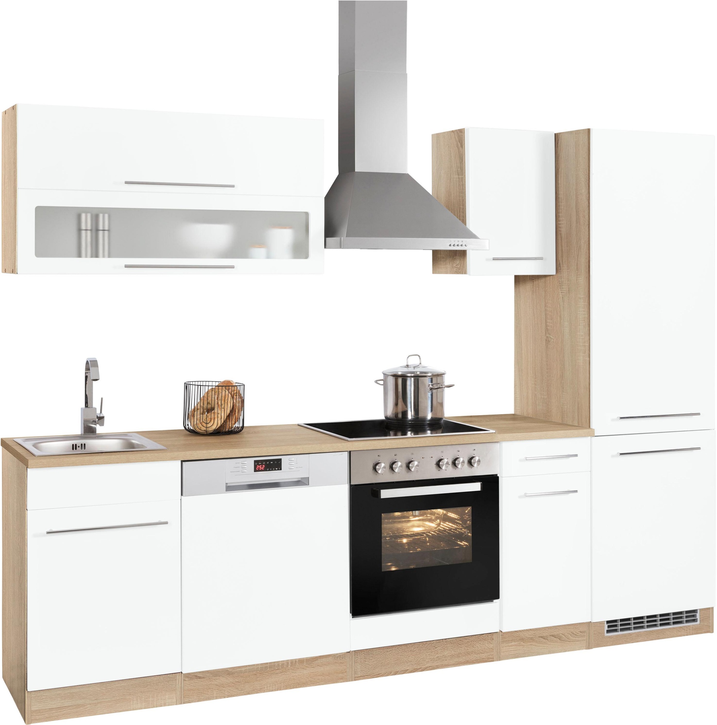KOCHSTATION Küchenzeile »KS-Eton«, ohne E-Geräte, Breite 270 cm