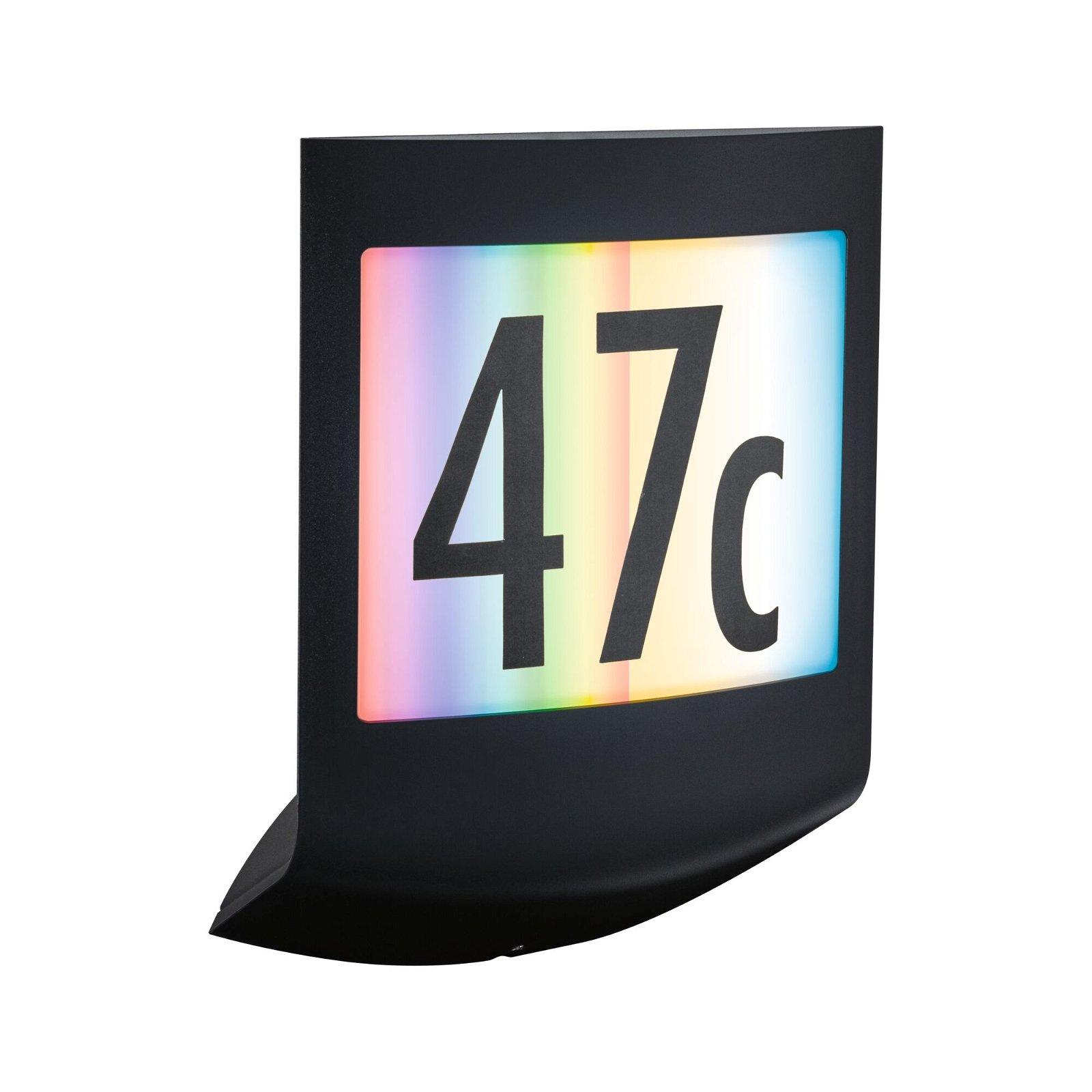 Paulmann LED Außen-Wandleuchte »Padea IP44 198x71mm RGBW+ 8,2W 550lm 230V Anthrazit Kunststoff«, 1 flammig, Smart Home Zigbee 3.0 Dämmerungssensor