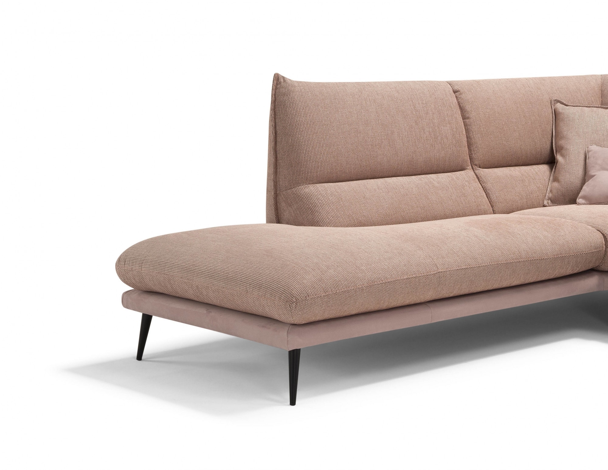 Egoitaliano Ecksofa »FUNNY, hochwertiges und aktuelles Design, bequeme Rückenlehne«, toller Sitzkomfort, L-Form