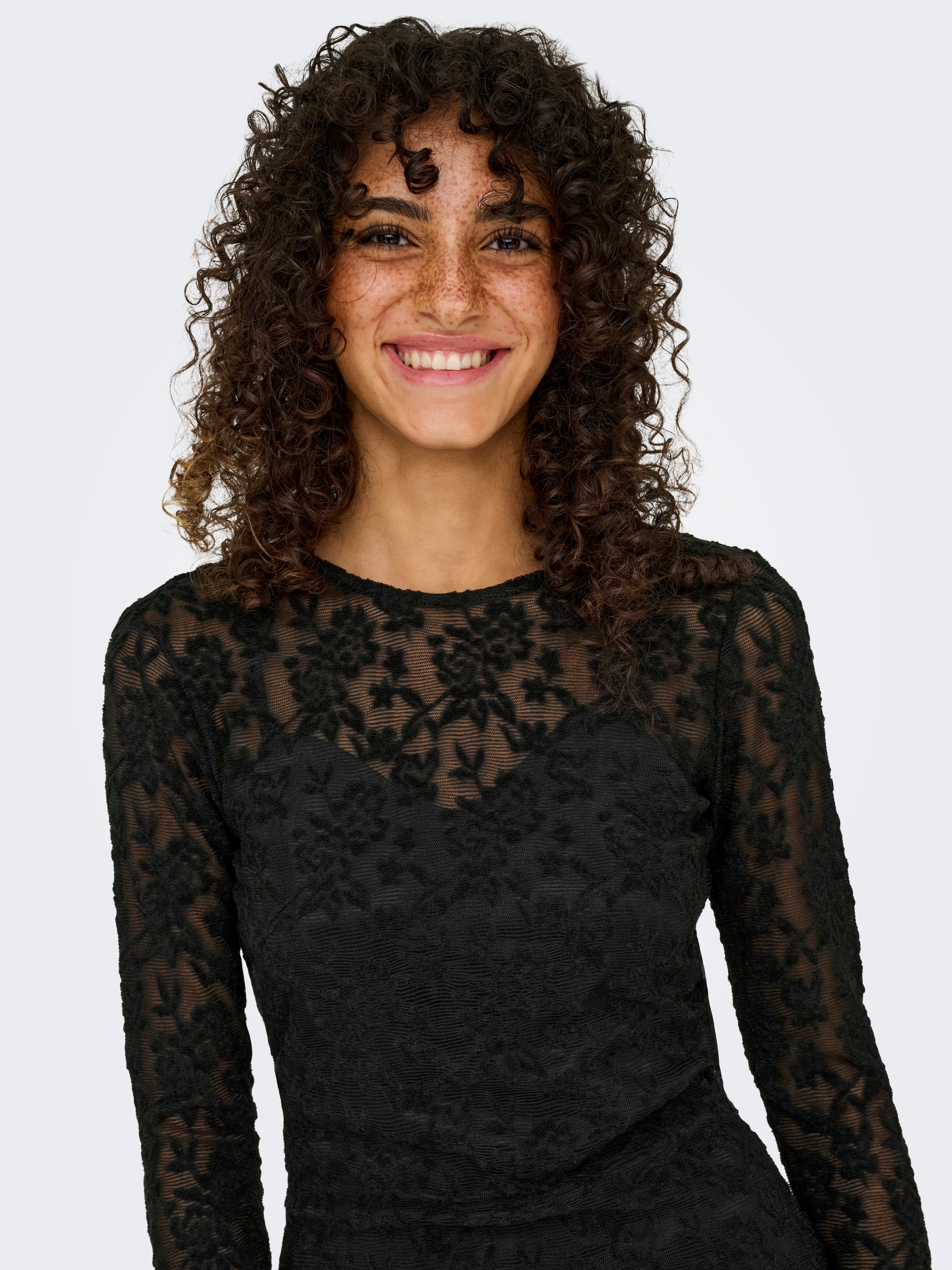 ONLY Minikleid »ONLBLAISE L/S O-NECK DRESS JRS« Sommerkleid