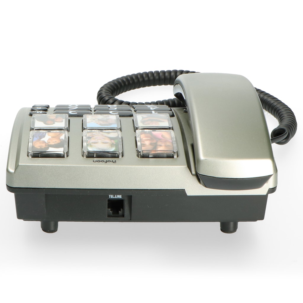 Profoon Kabelgebundenes Telefon »TX-560 - Schnurgebundenes Telefon mit großen Fototasten«