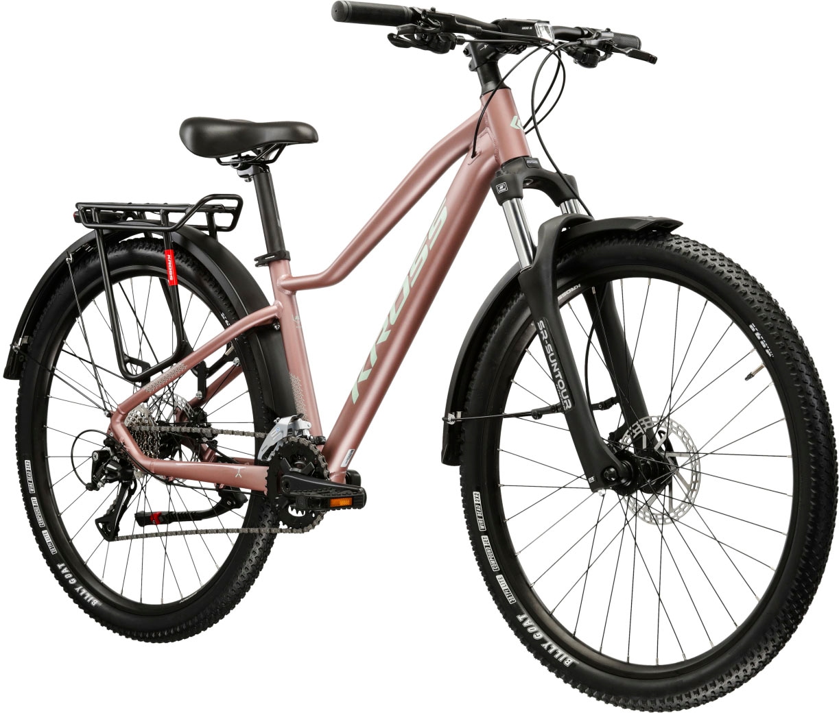 Kross Mountainbike »Damen Hardtail Lea 4.0 EQ« 16 Gang Shimano ACERA M3020 Schaltwerk Kettenschaltung