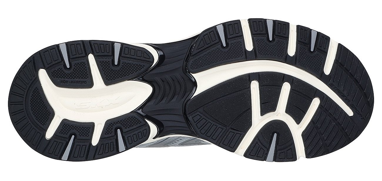 Skechers Slip-On Sneaker »STAMINA SPORT«, Retro Sneaker, Schnürschuh mit Slip-ins