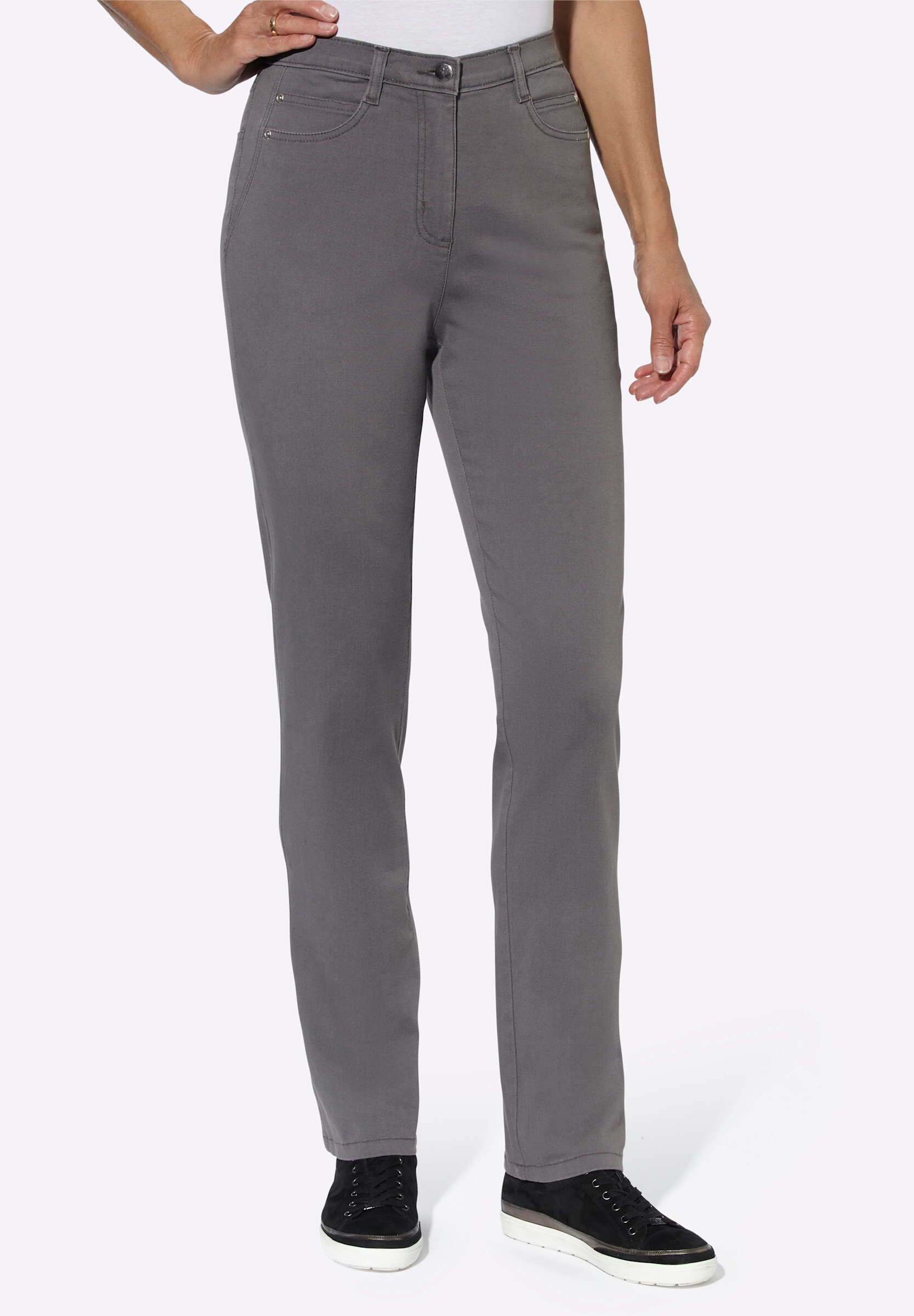 Sieh an! 5-Pocket-Jeans »Jeans 5-Pocket-Jeans mit seitlichem Dehnbund«