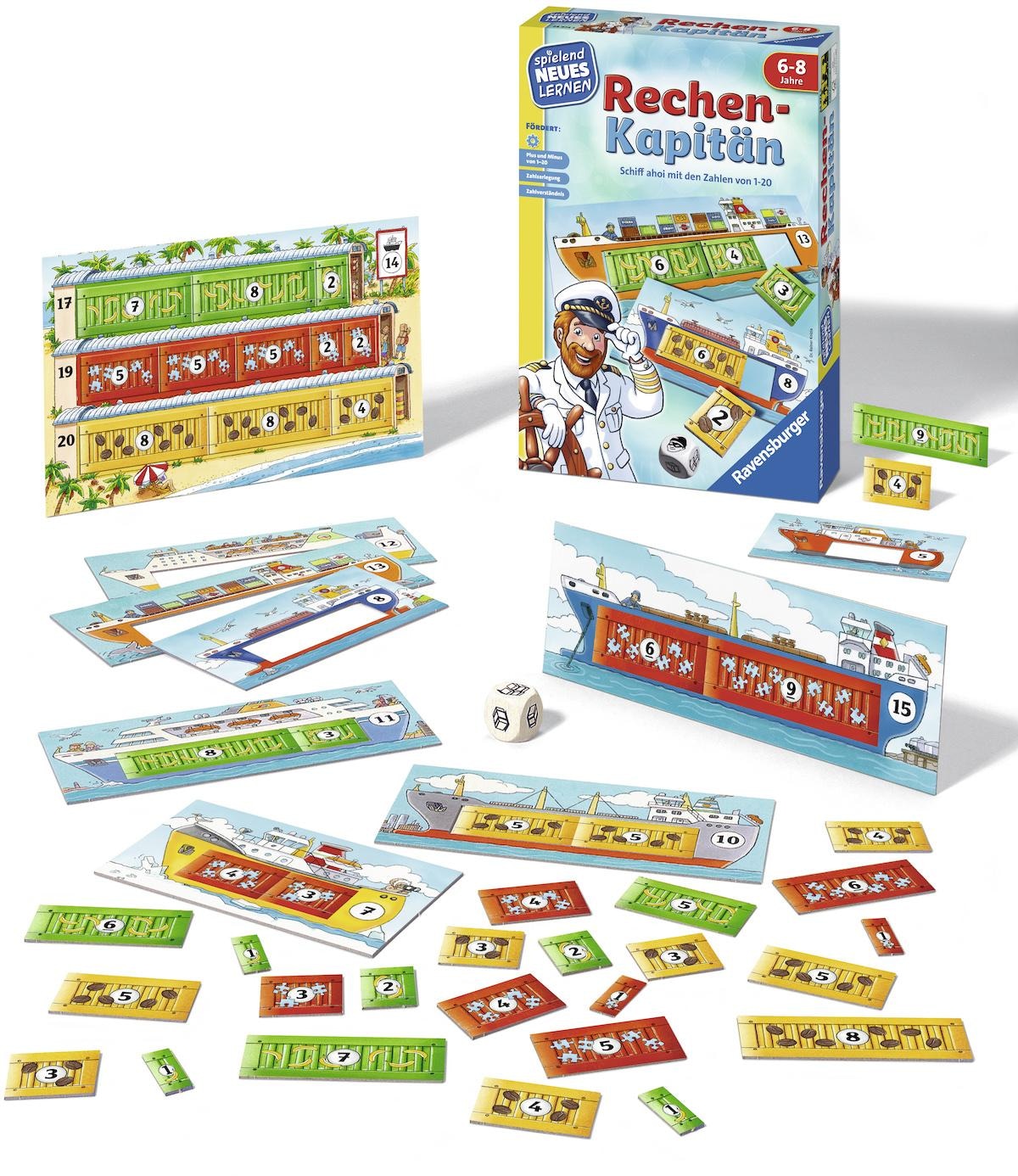 Ravensburger Spiel »Rechen-Kapitän«, Made in Europe, FSC® - schützt Wald - weltweit