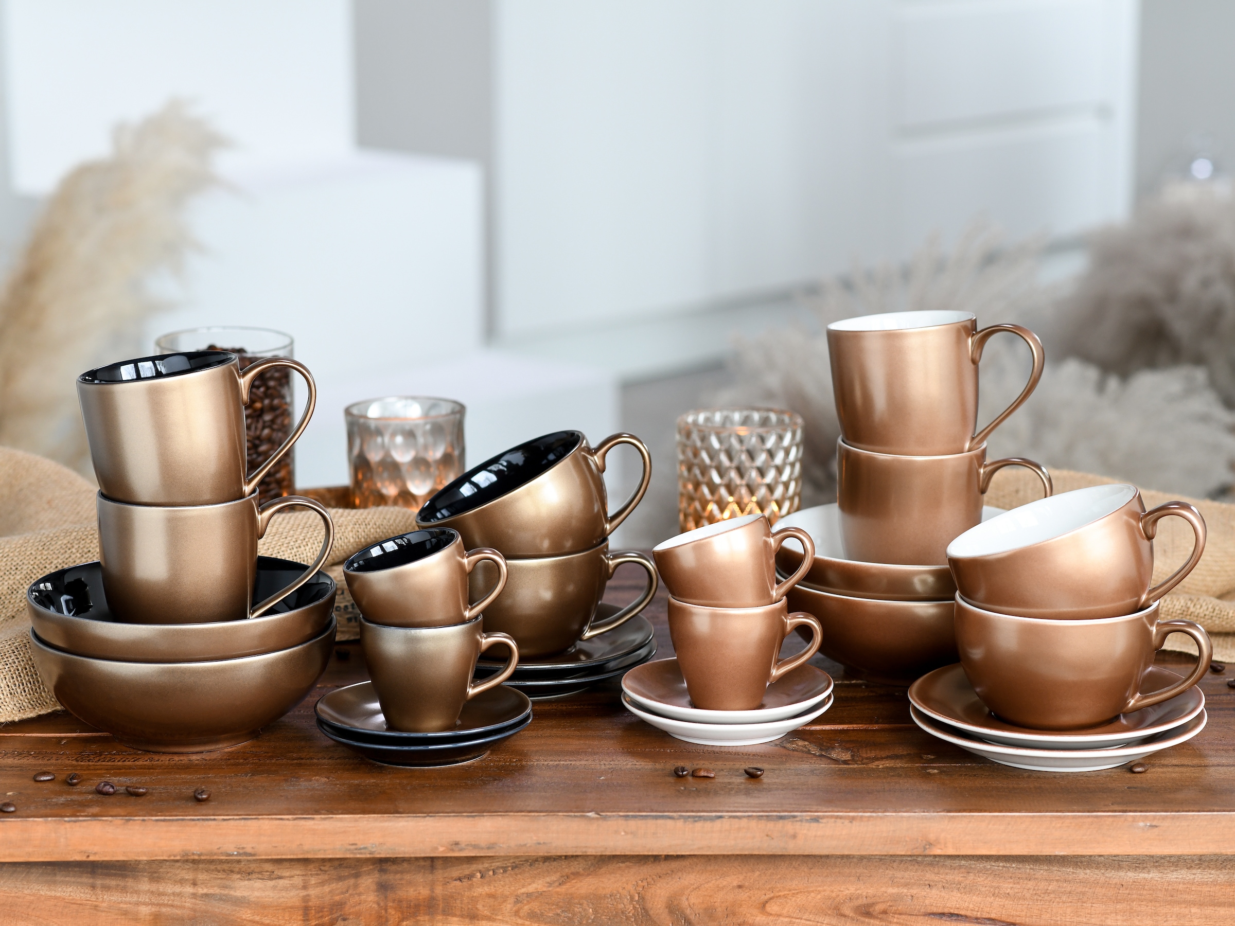 CreaTable Becher »Golden Days« 2-teilig