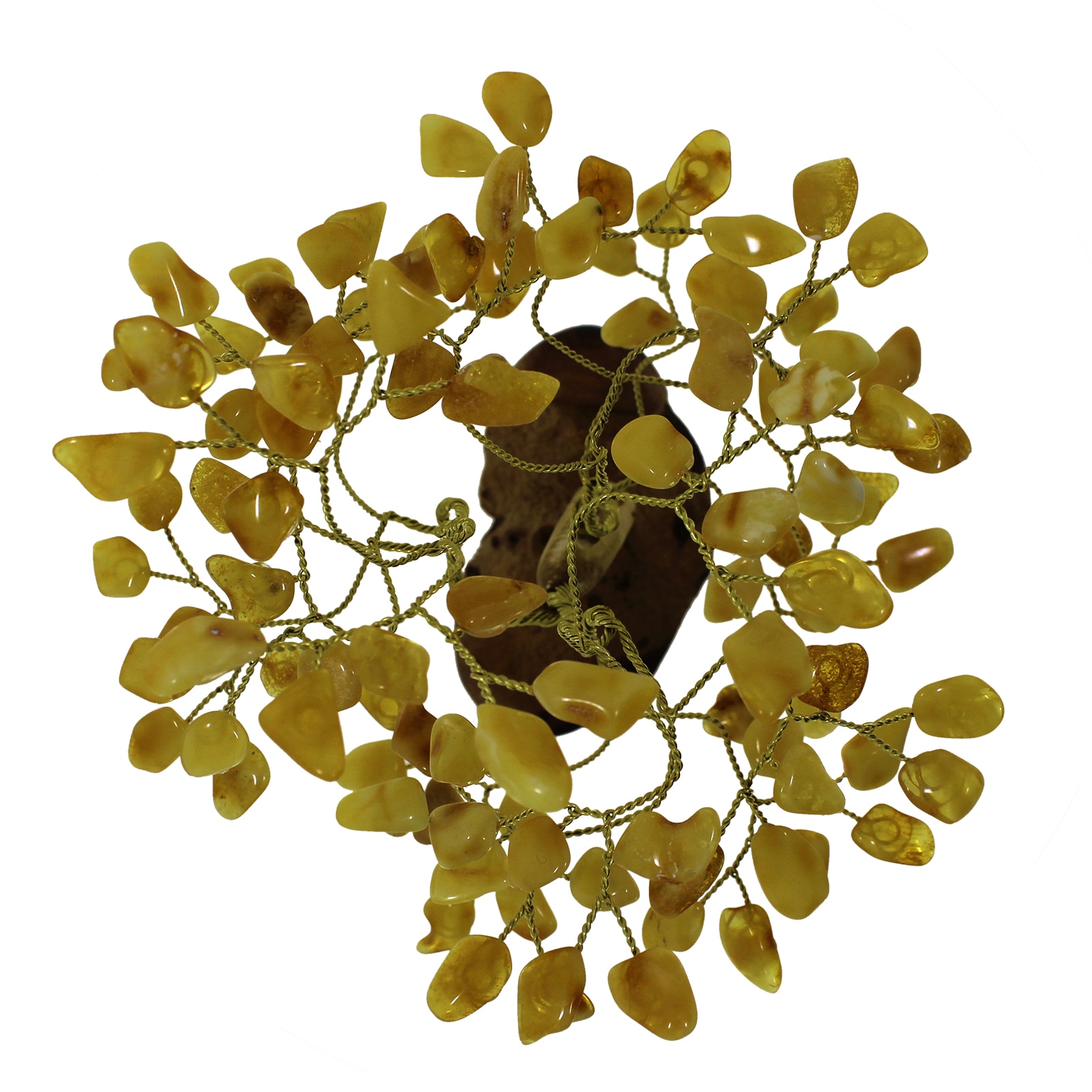 OSTSEE-SCHMUCK Dekobaum »- 13 cm, 108 Bernsteine - Bernstein - ,«